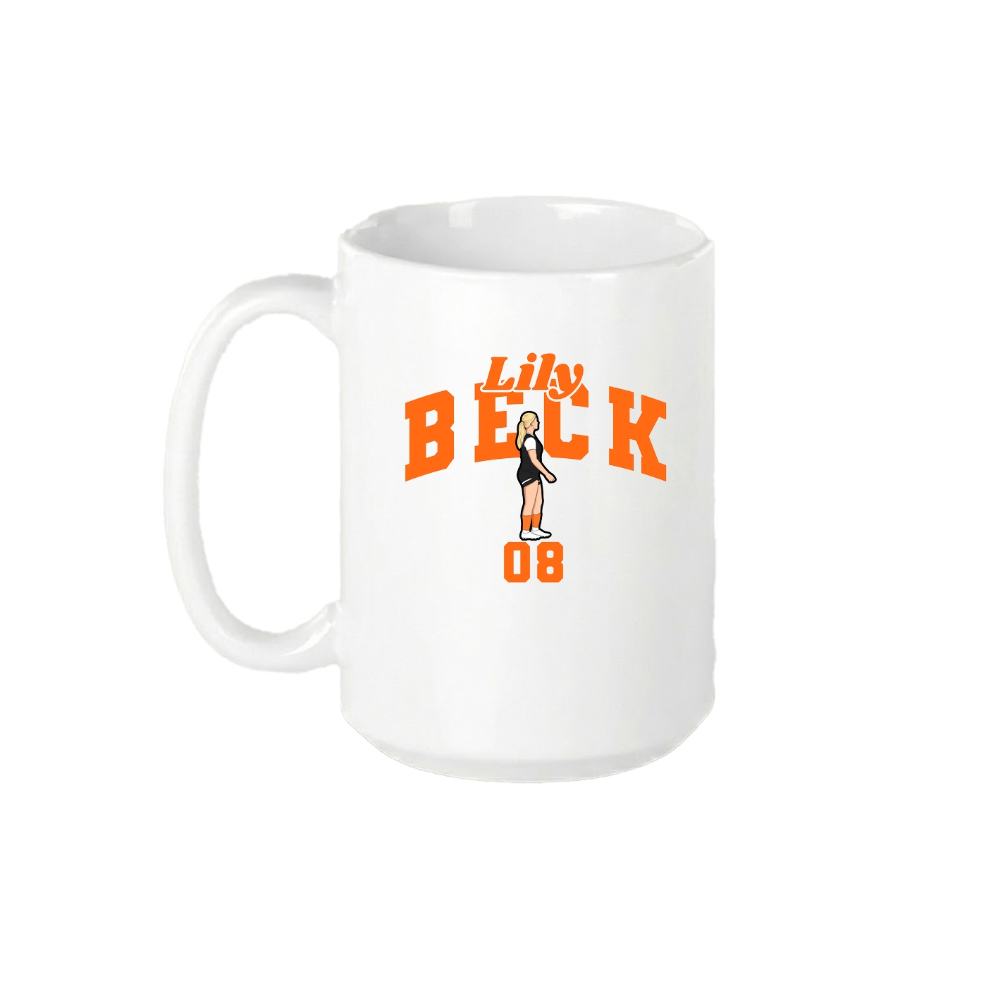 15oz Coffee Mug — Signature Arch in White