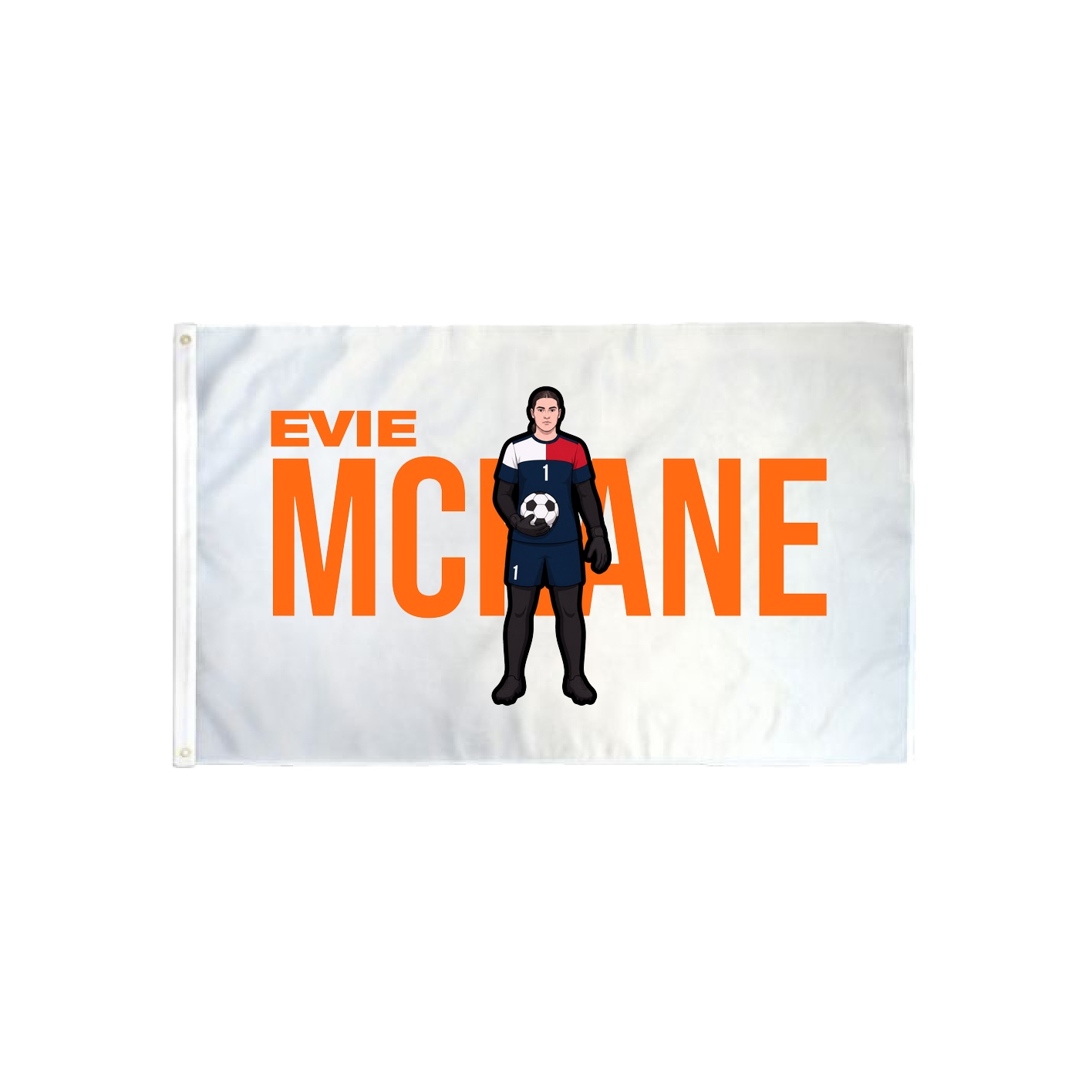3x5 Flag — Player Name in Classic