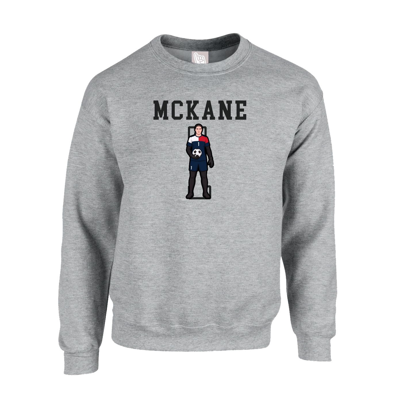 Fleece Crew — Shirsey in Grey