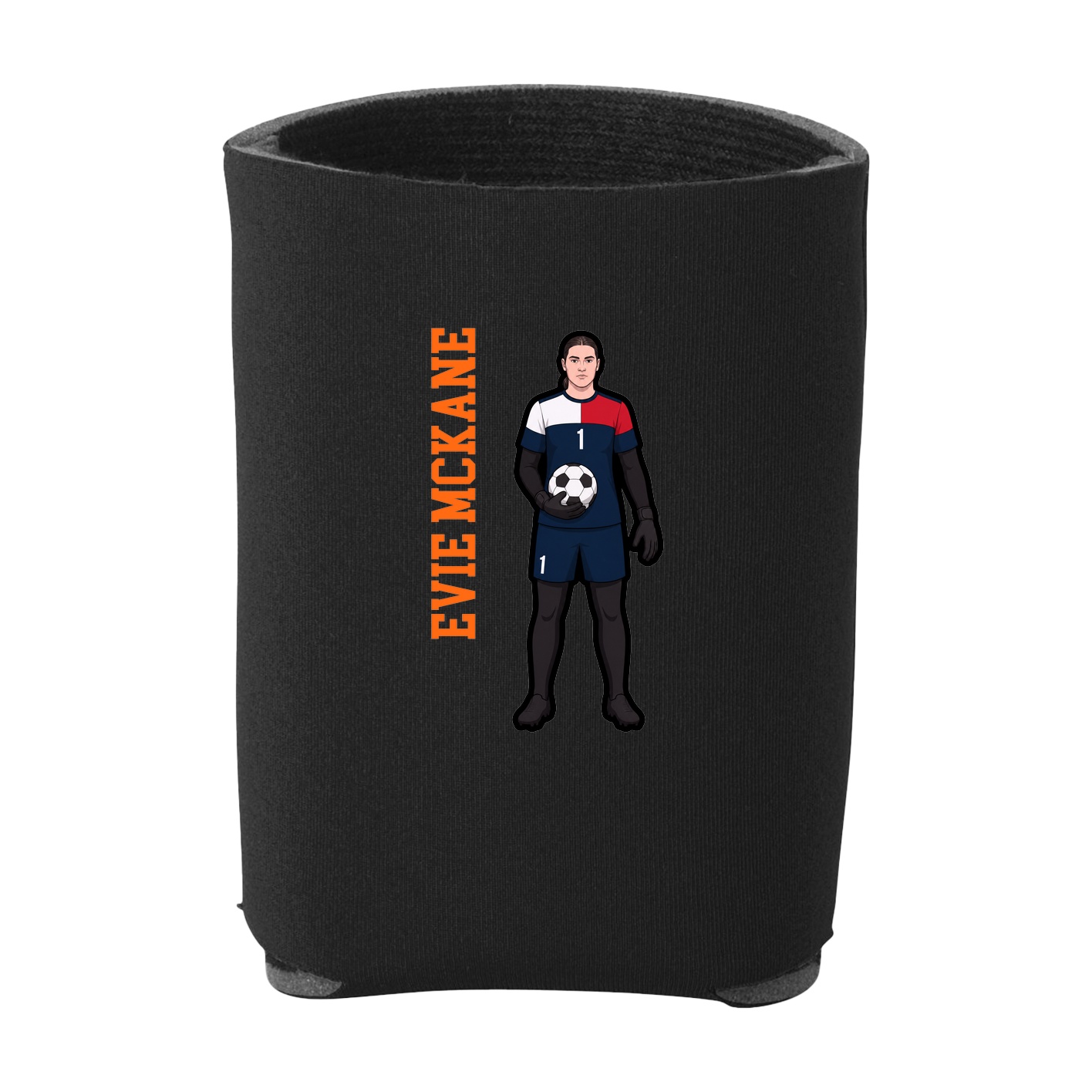 Can Holder — Name Vertical in Black