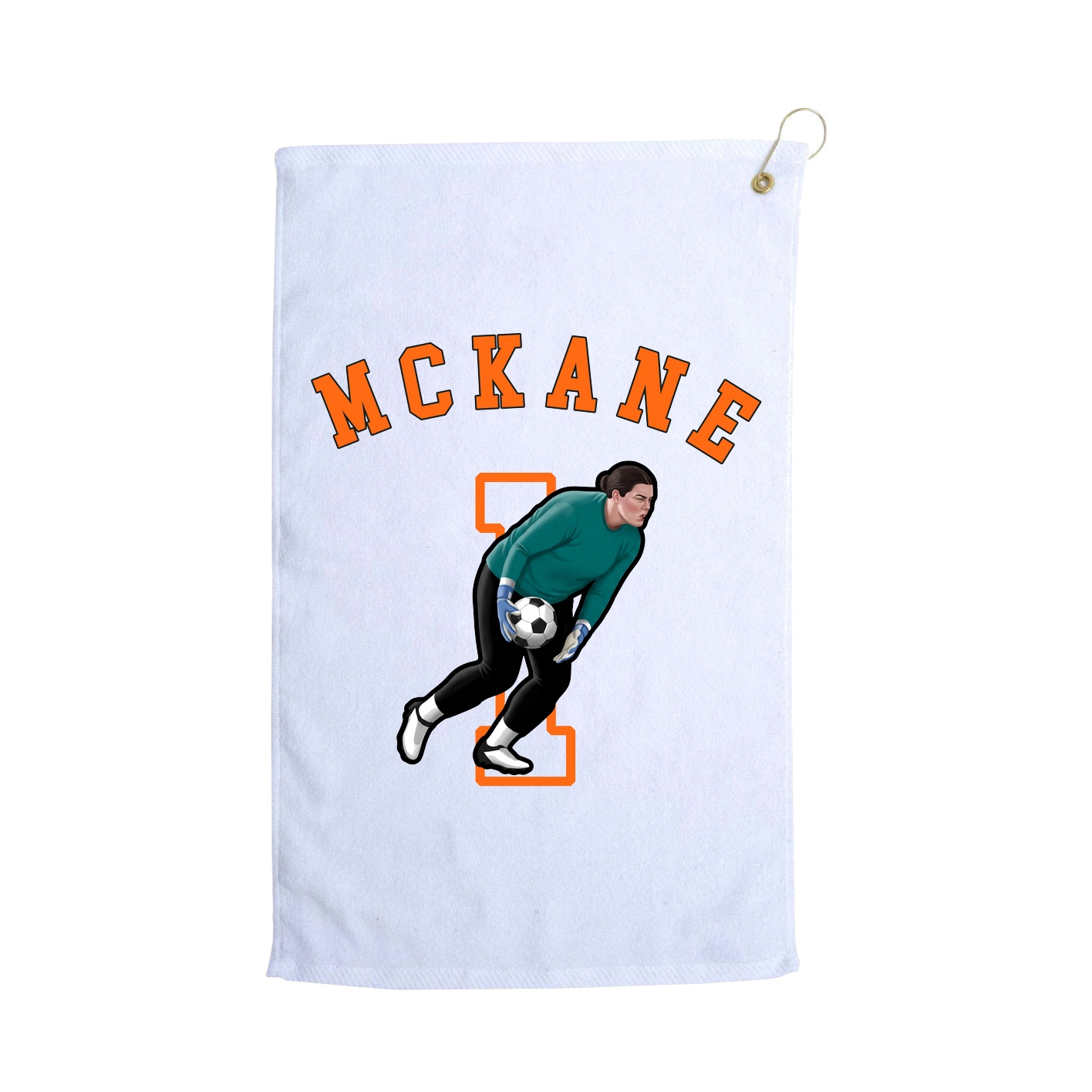Golf Towel — Shirsey Arch in White