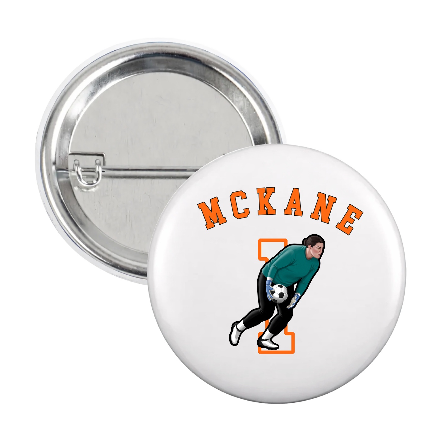Game Day Button — Shirsey Arch in White