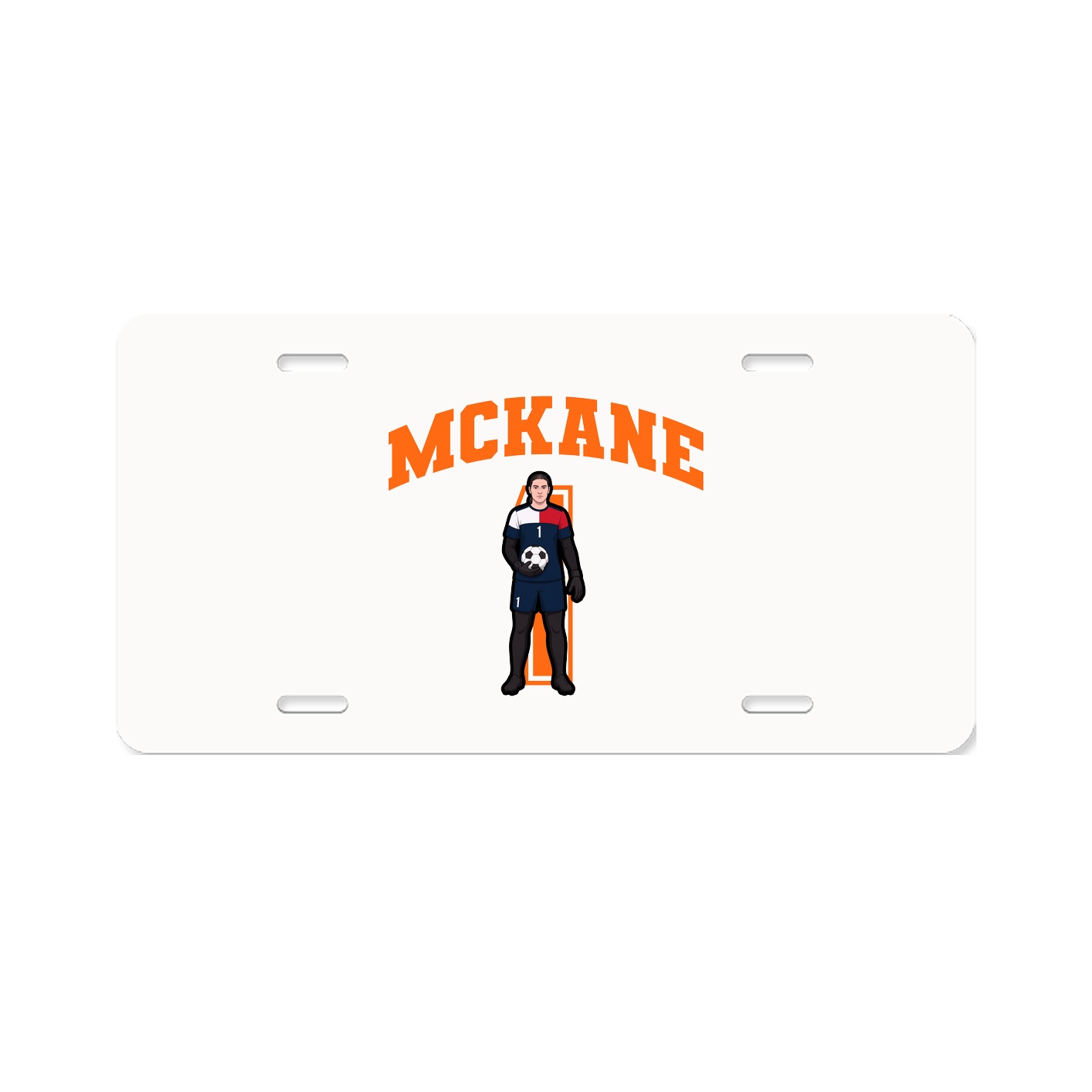 License Plate — Number in Classic