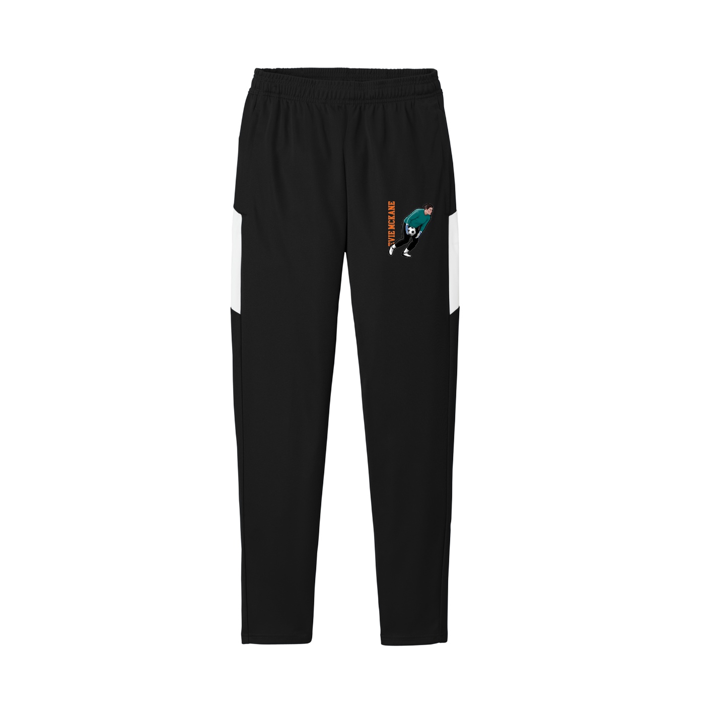 Team Travel Pant — Name Vertical in Black/White