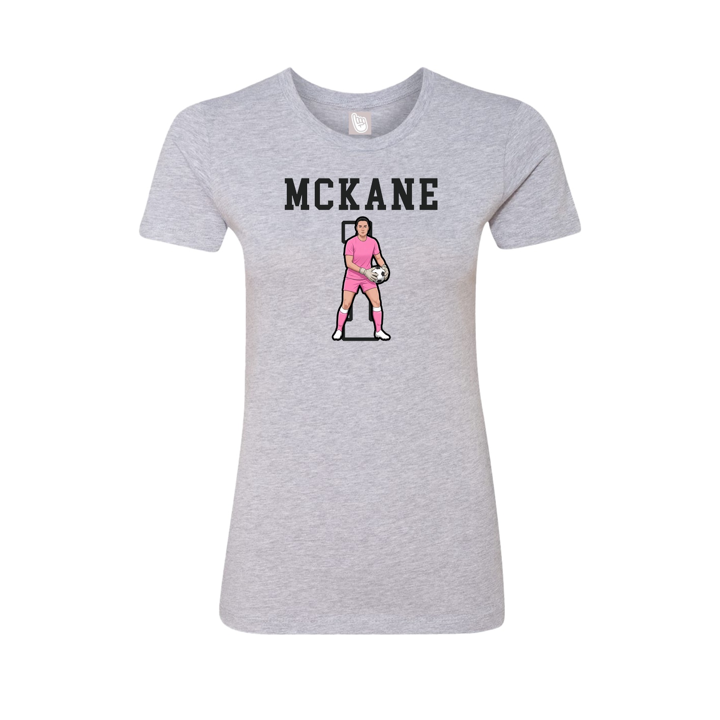 Fitted Women's Tee — Shirsey in Grey