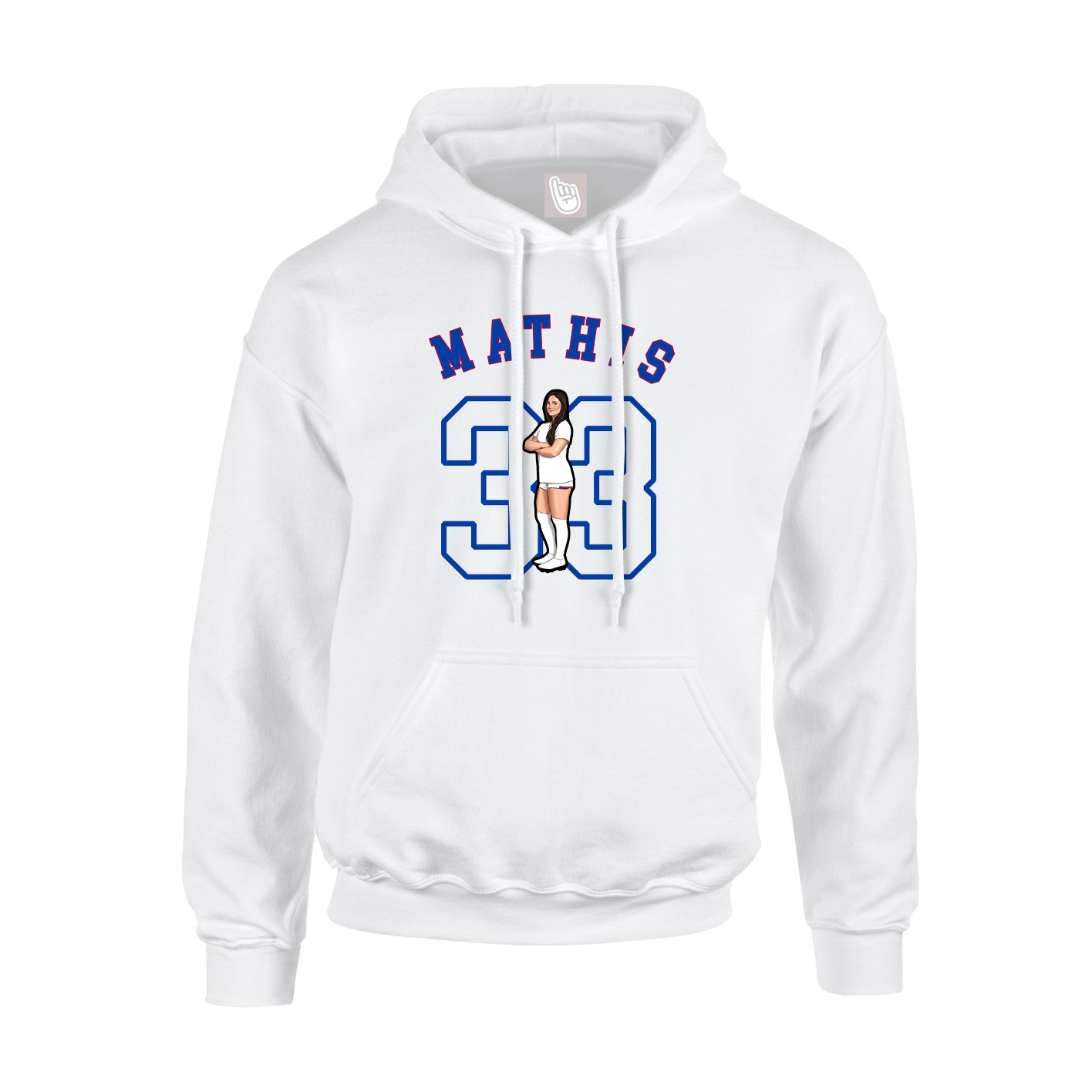 Youth Hoodie — Shirsey Arch in White