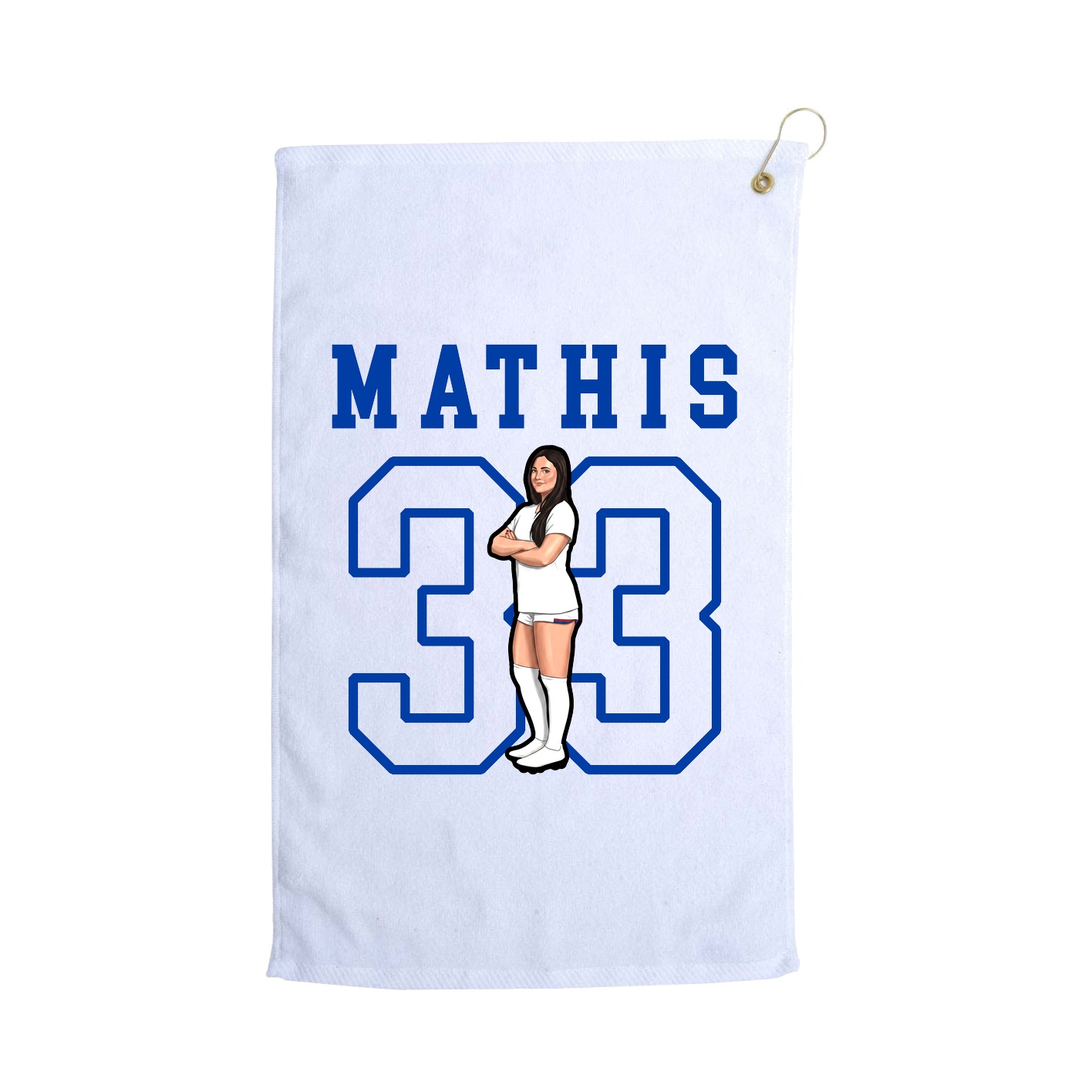 Golf Towel — Shirsey in White
