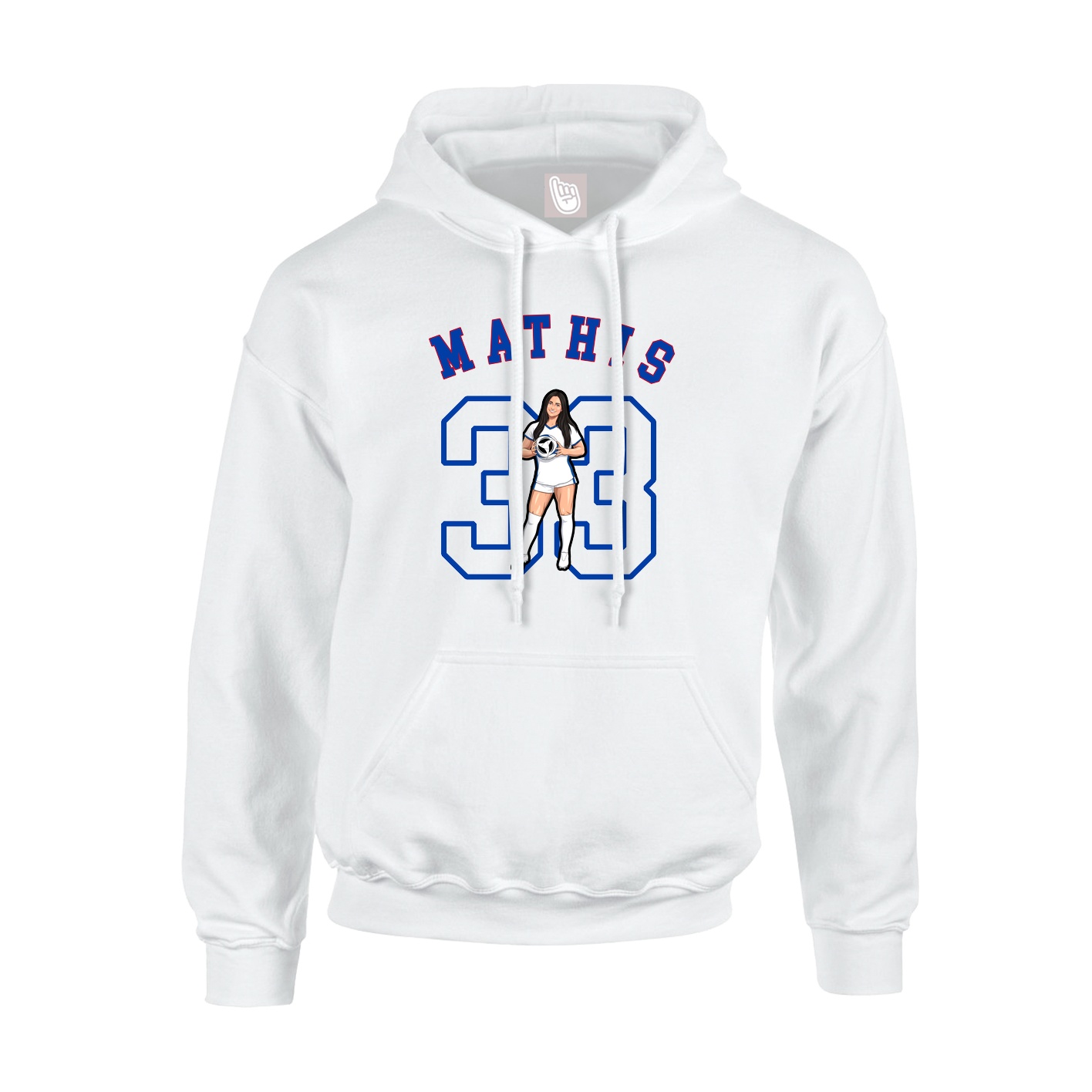 Youth Hoodie — Shirsey Arch in White