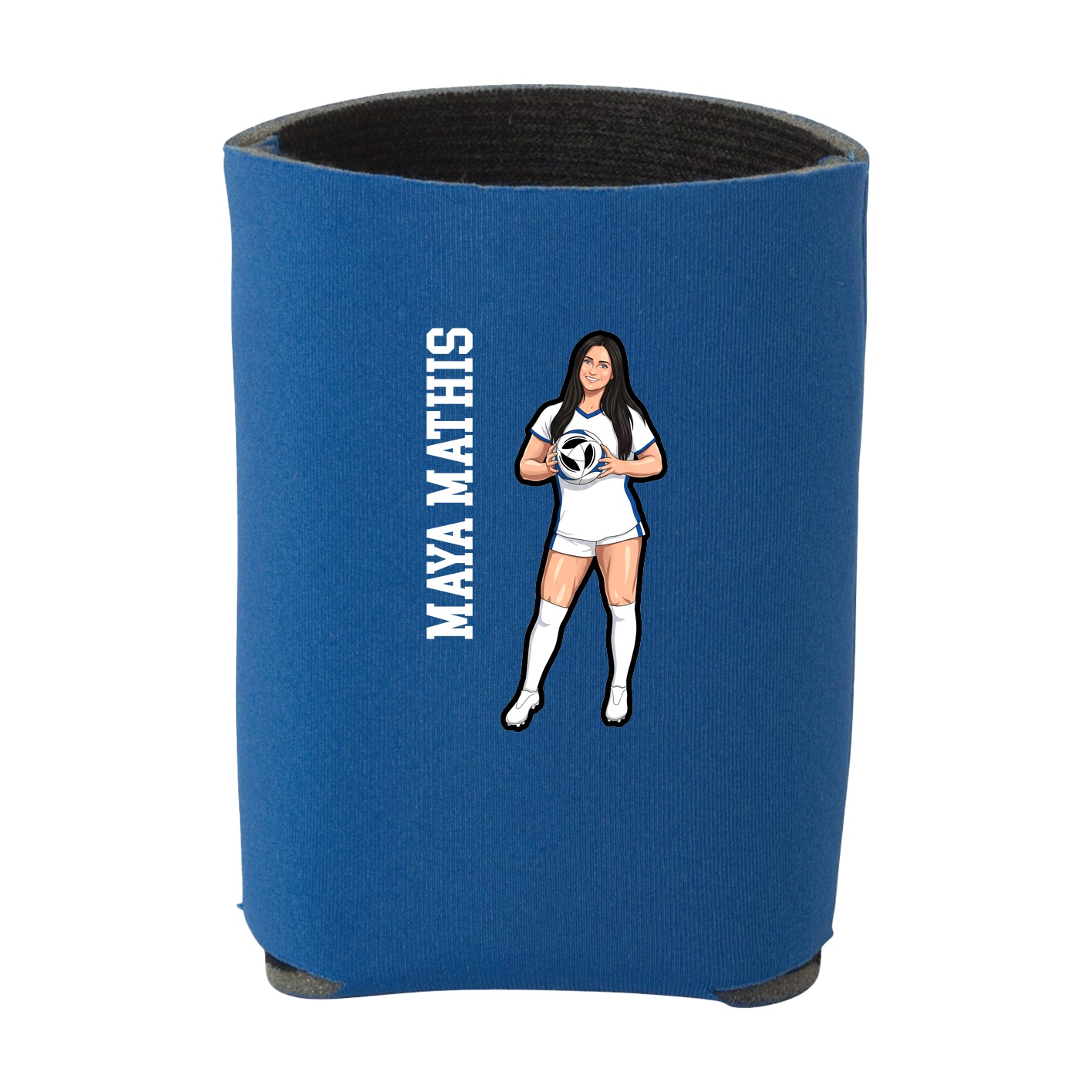 Can Holder — Name Vertical in Royal