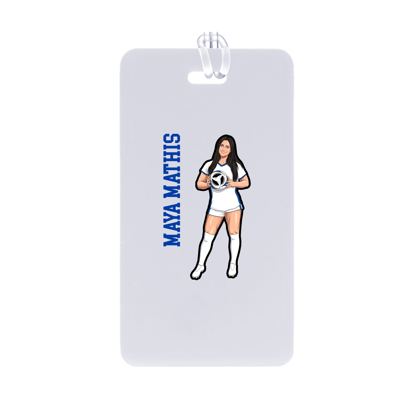 Bag Tag — Name Vertical in Classic