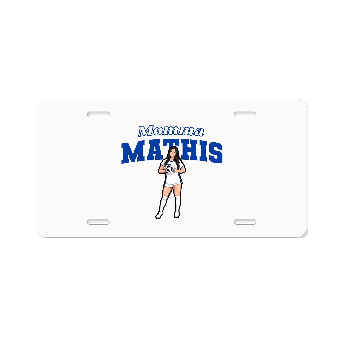 License Plate — Mothers Day Block in Classic