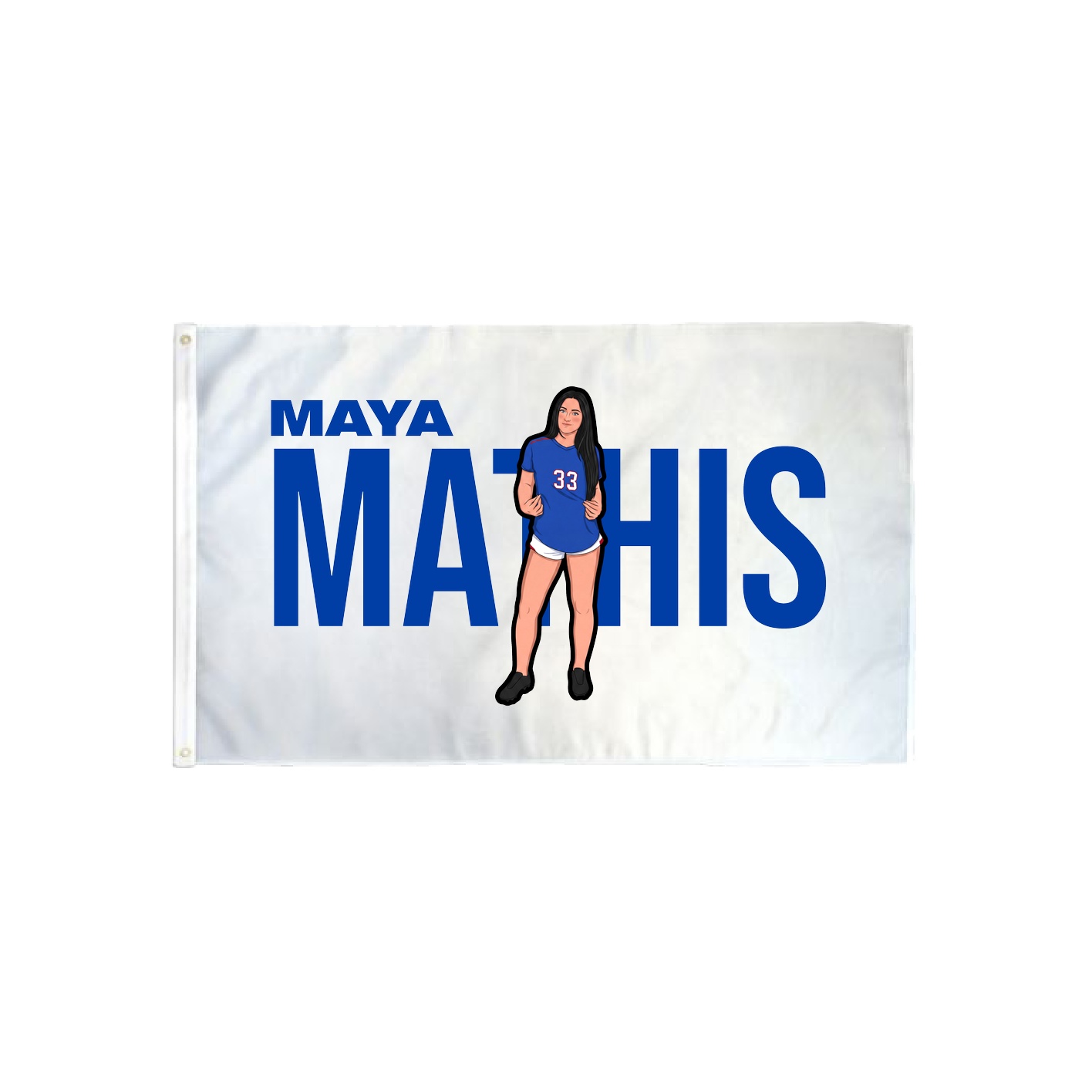 3x5 Flag — Player Name in Classic