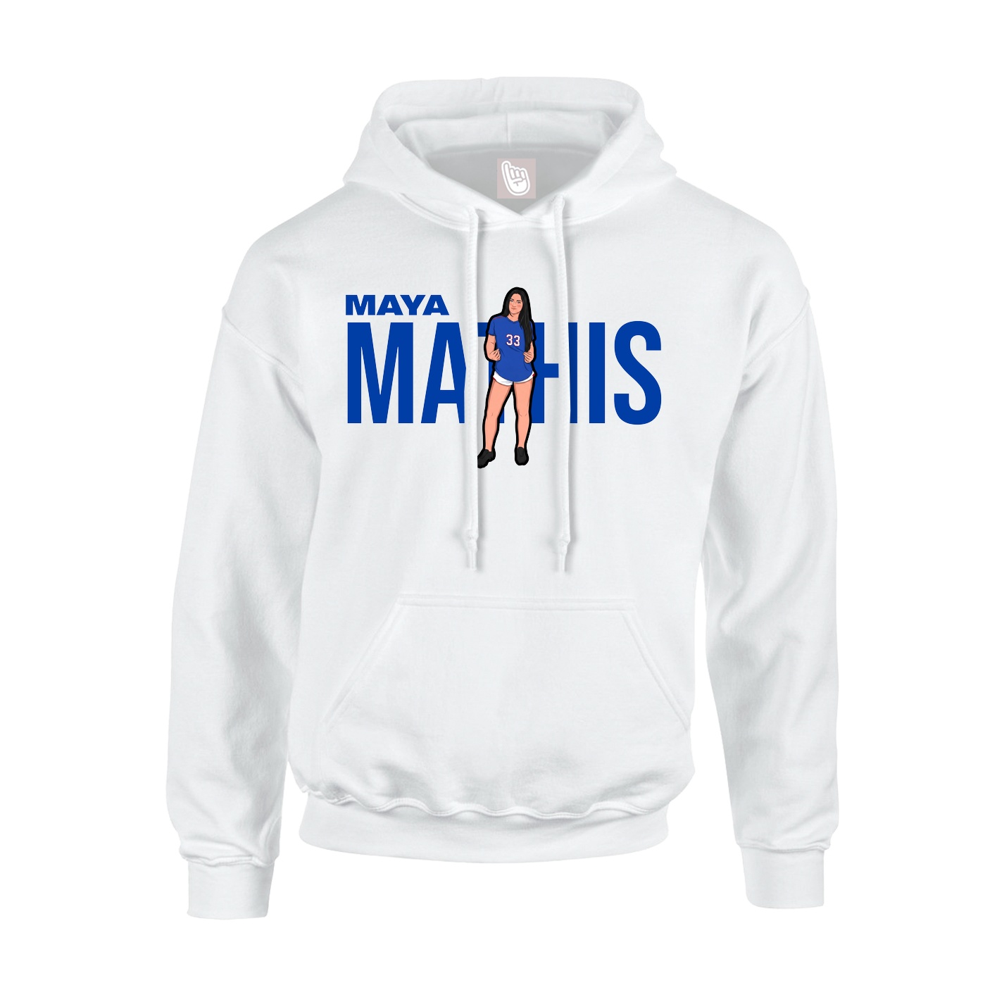 Hoodie — Player Name in White