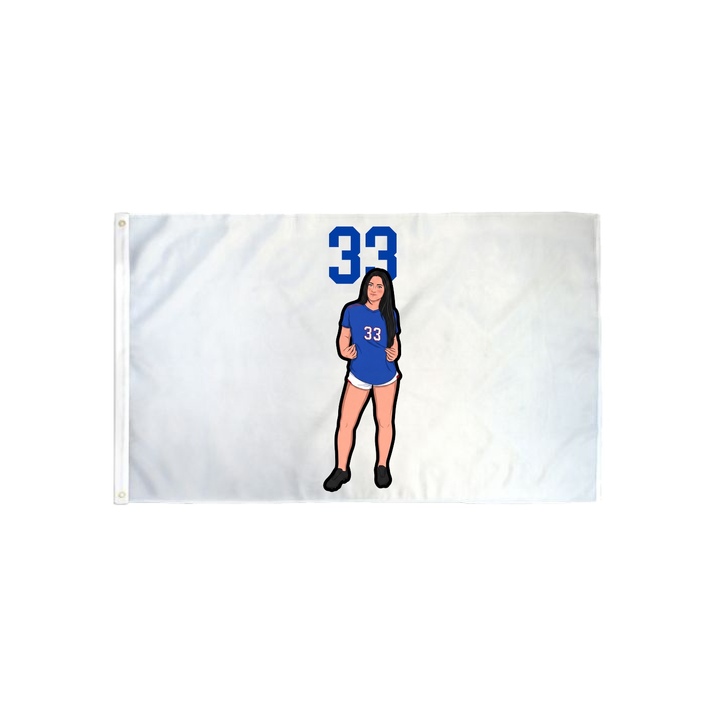 3x5 Flag — Number Top in Classic