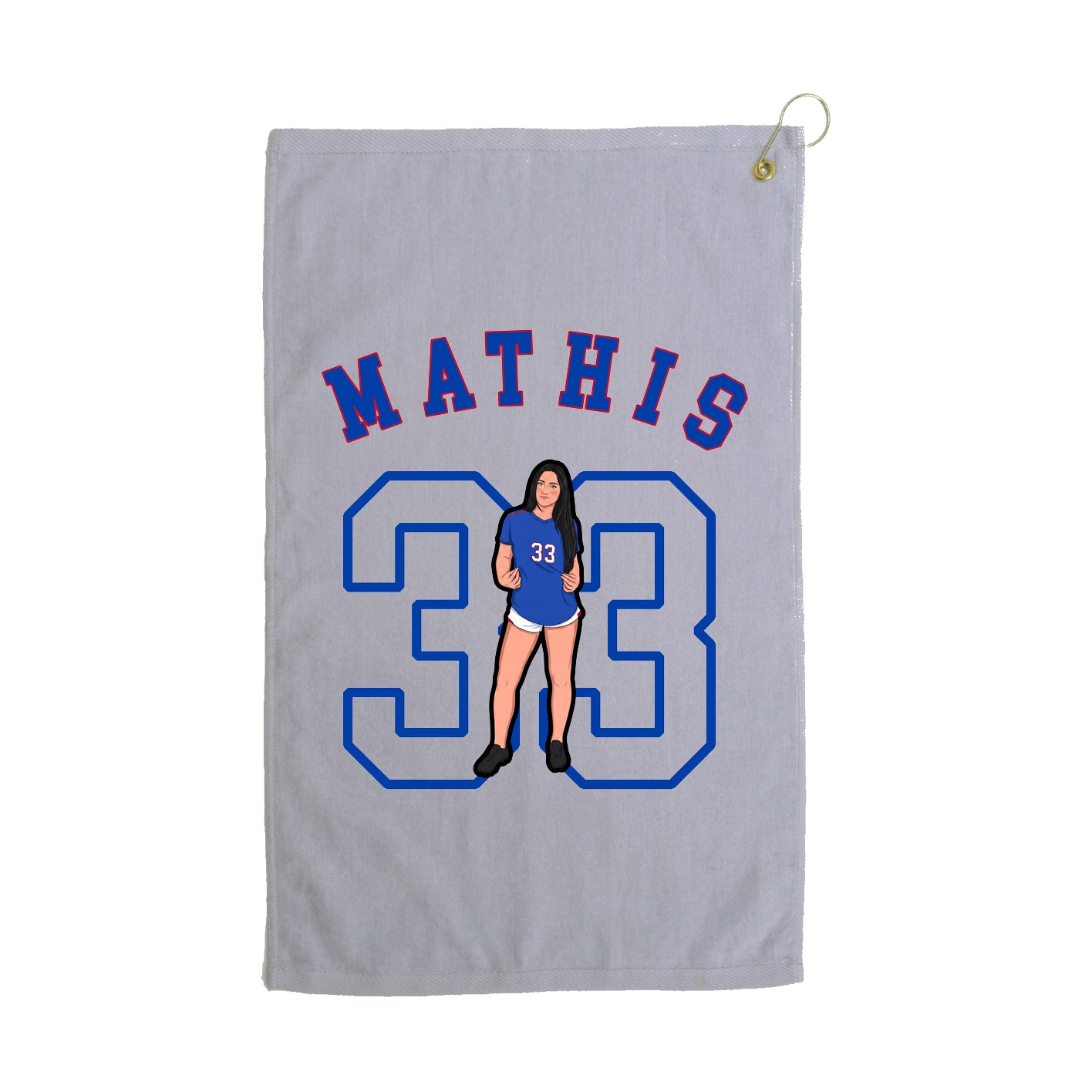 Golf Towel — Shirsey Arch in Grey