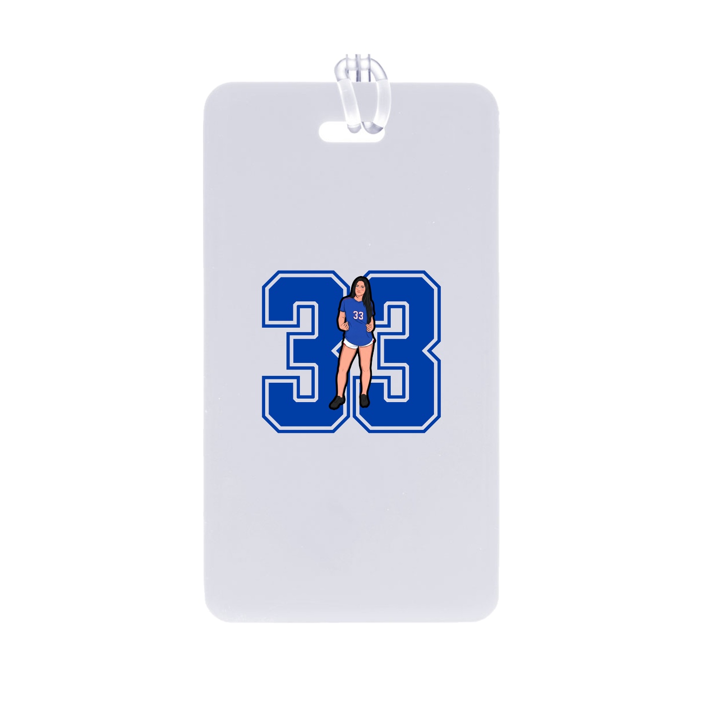 Bag Tag — Number in Classic