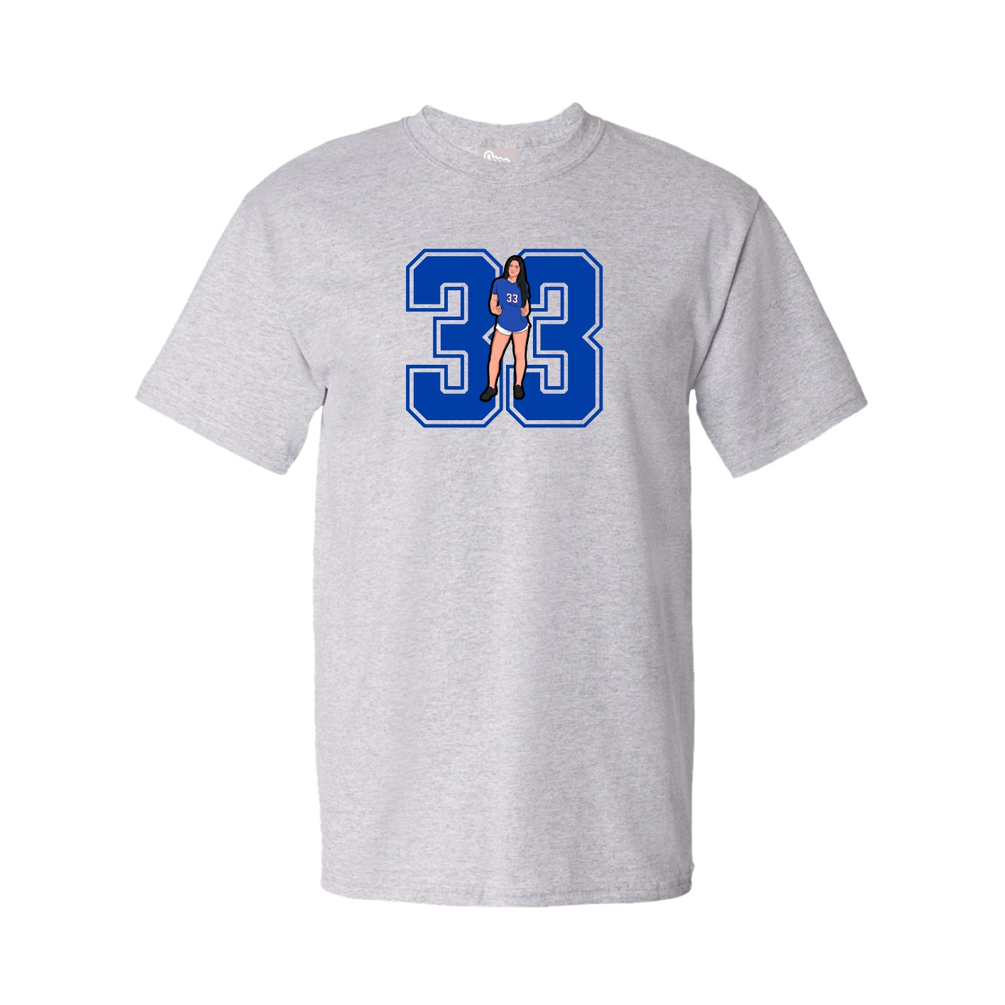Tee — Number in Grey