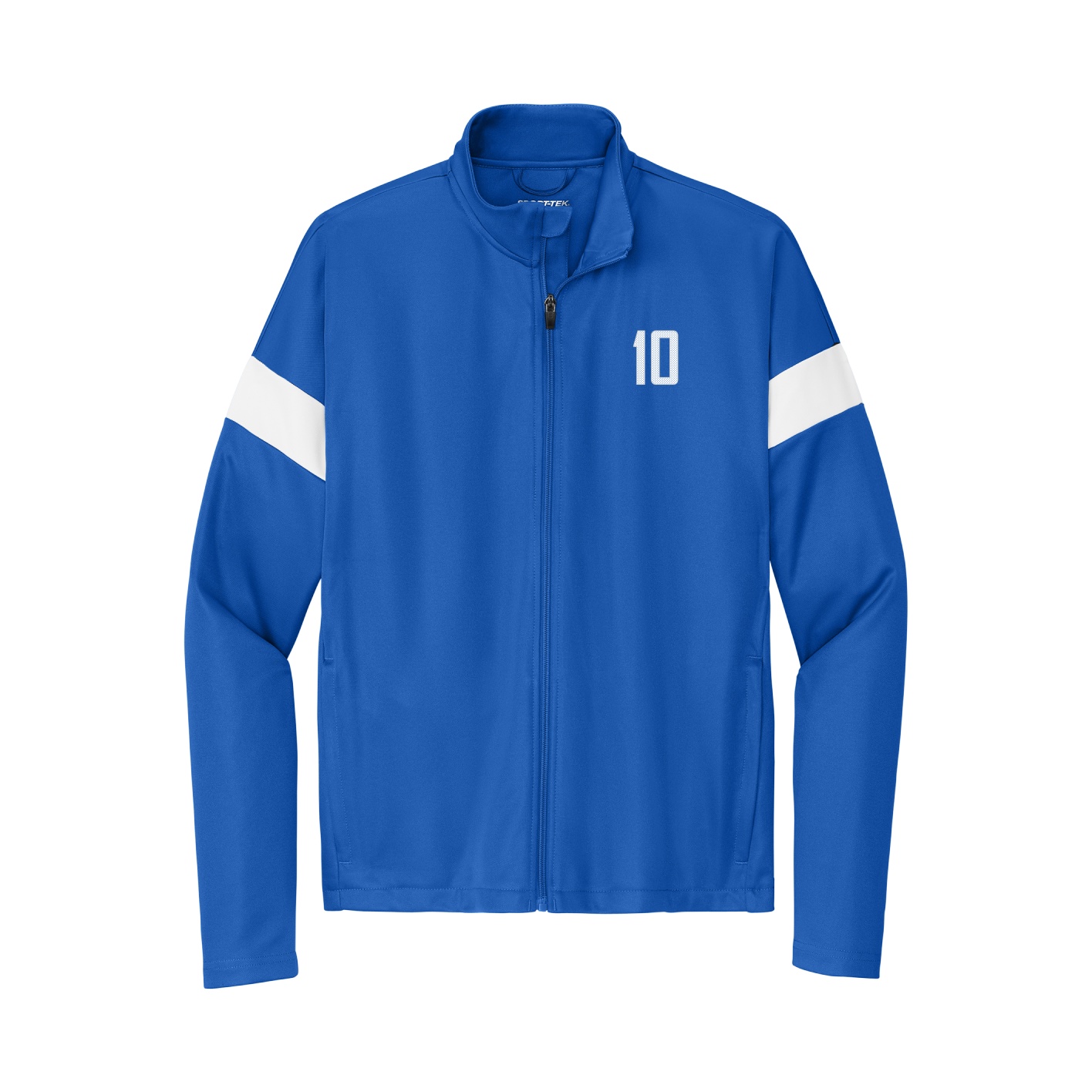 Team Travel Full-Zip Jacket — Front Shirsy in Royal/White
