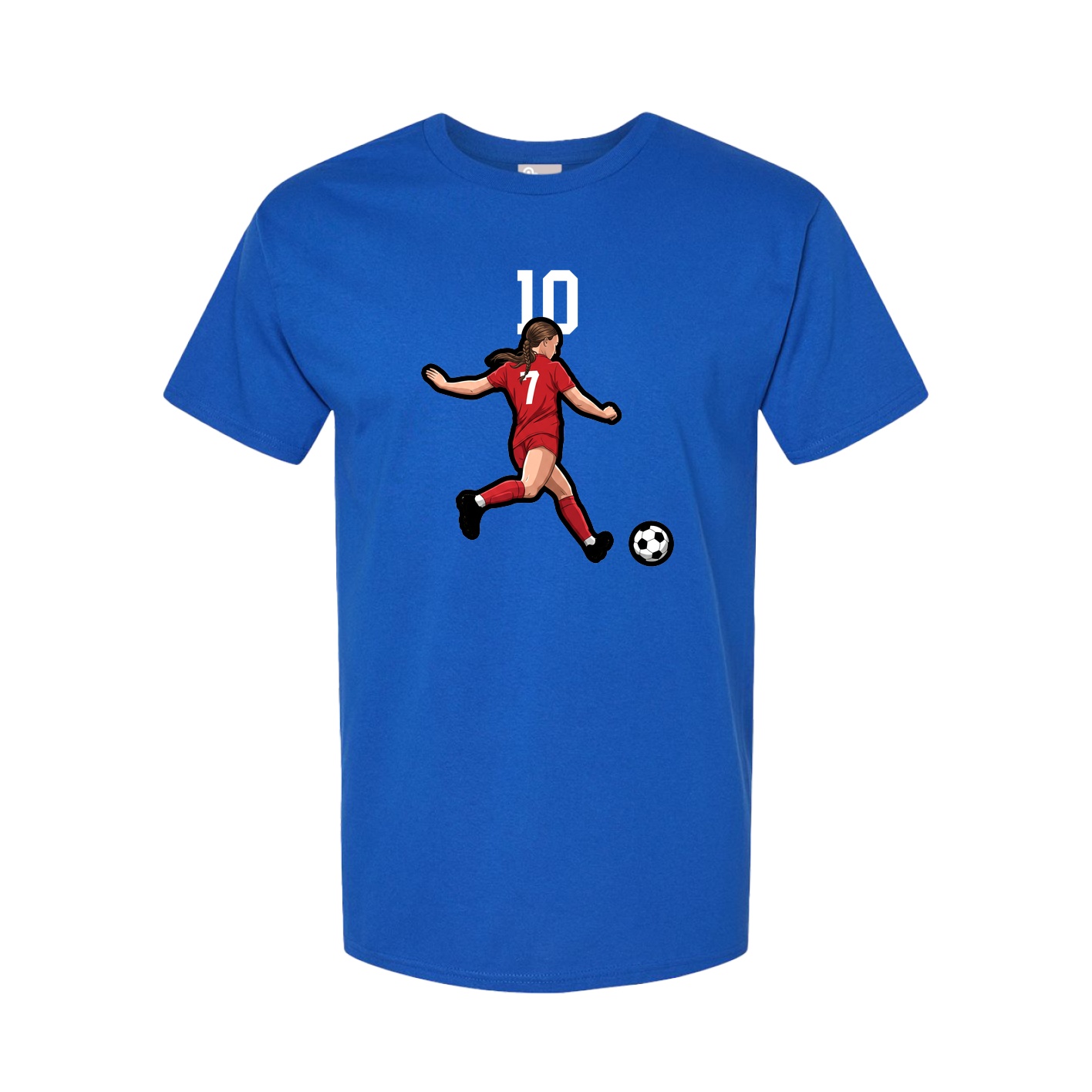 Youth Tee — Number Top in Royal