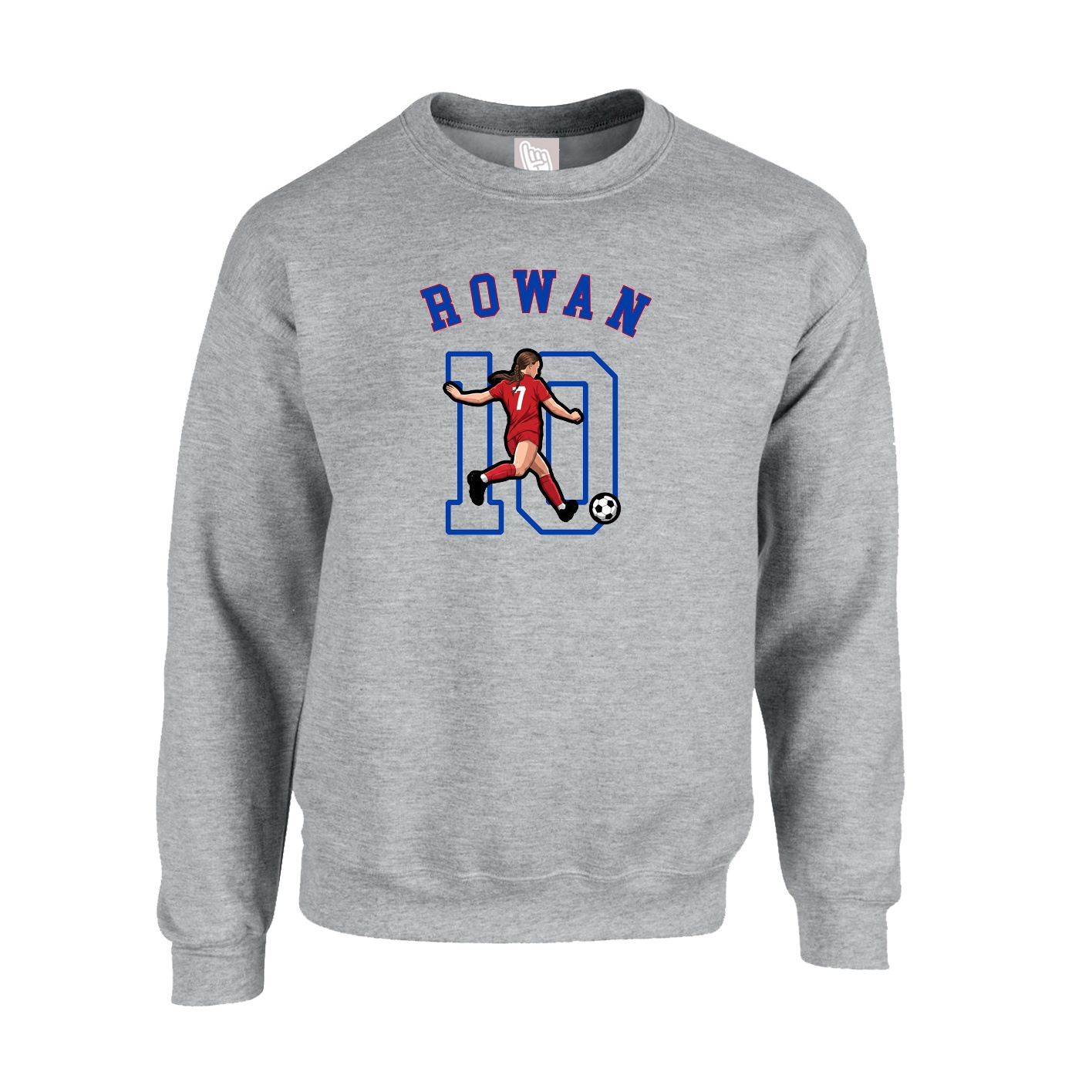 Fleece Crew — Shirsey Arch in Grey
