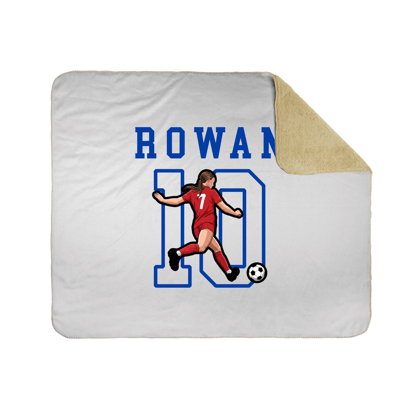 Throw Blanket — Shirsey in White