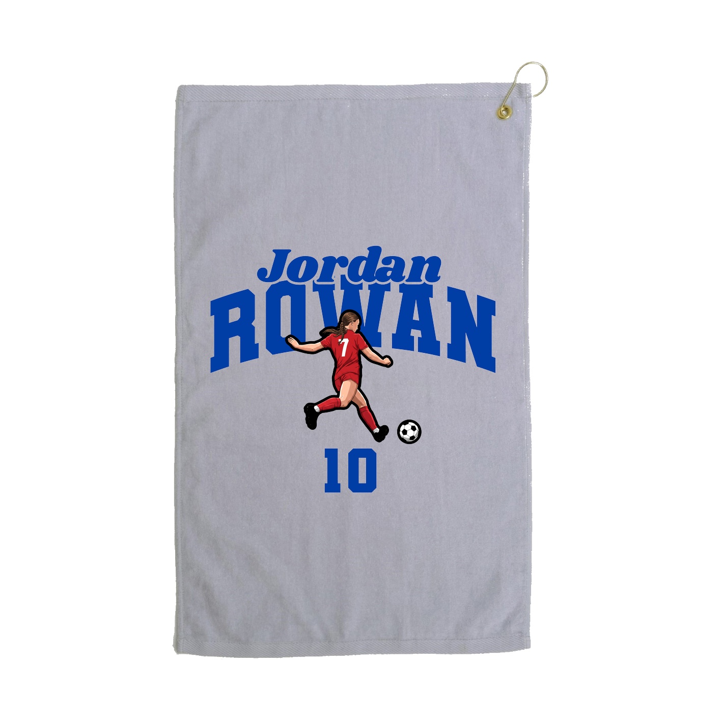 Golf Towel — Signature Arch in Grey