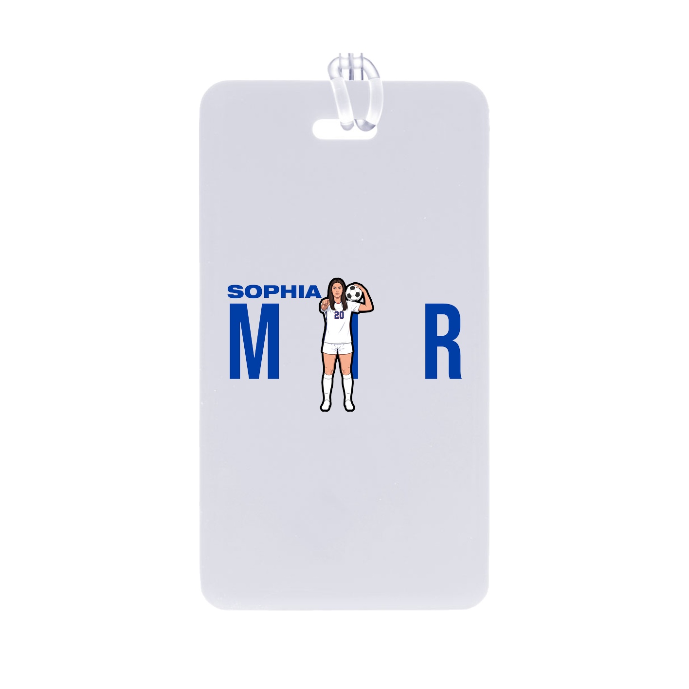 Bag Tag — Player Name in Classic