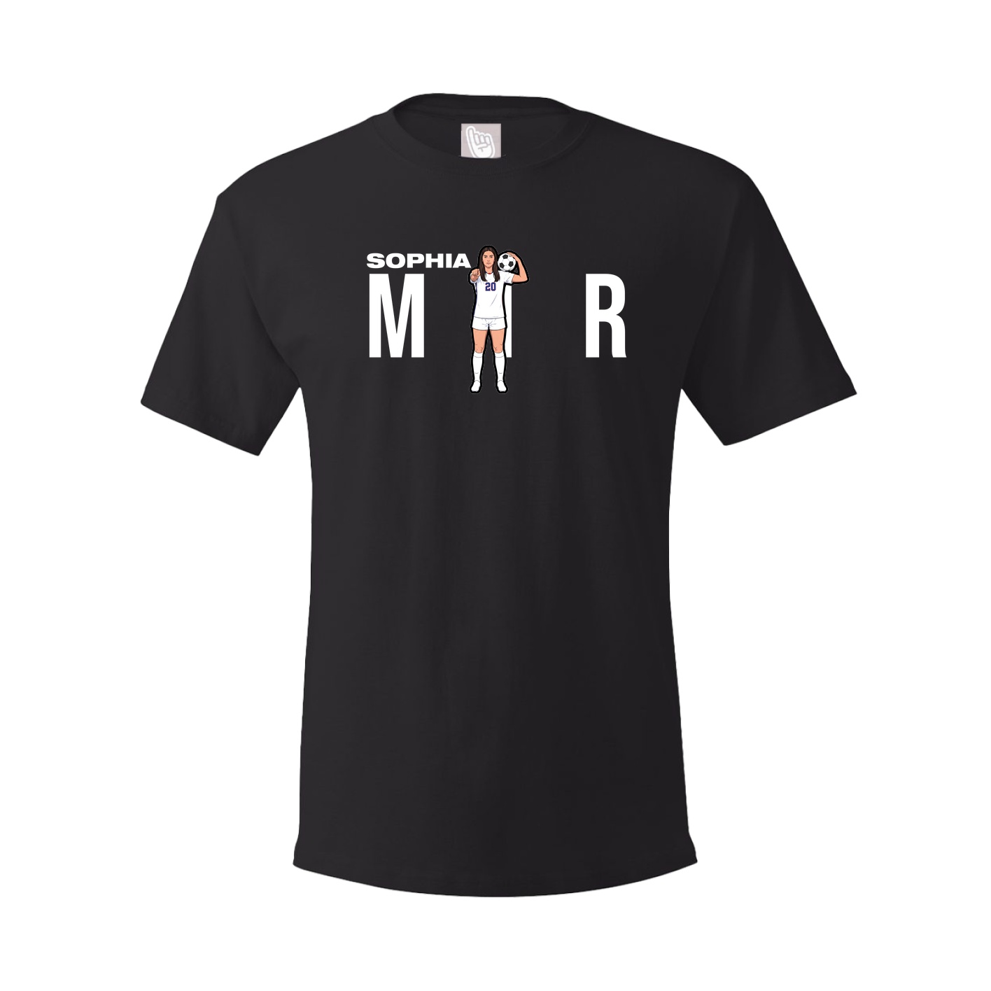 Youth Tee — Player Name in Black
