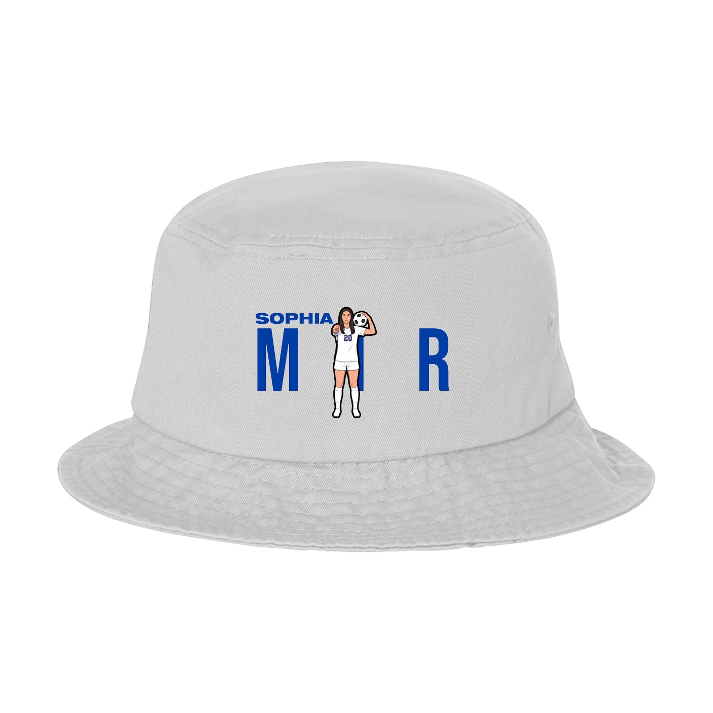 Bucket Cap — Player Name in White