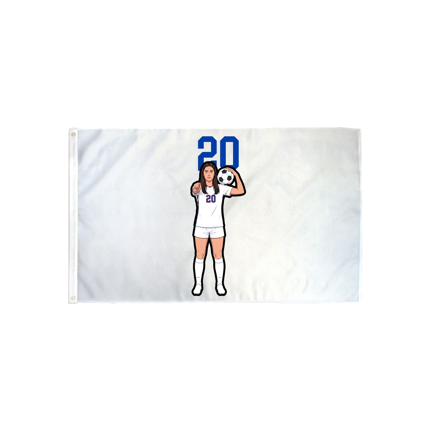3x5 Flag — Number Top in Classic