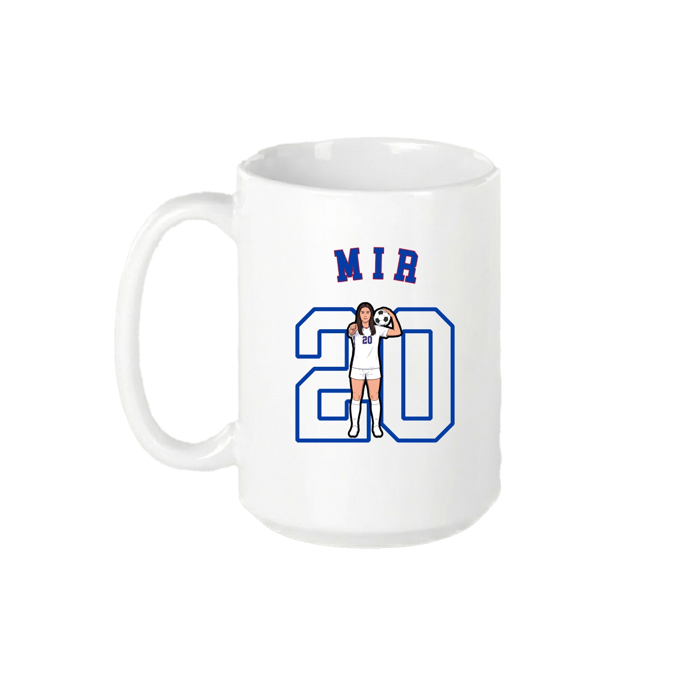 15oz Coffee Mug — Shirsey Arch in White