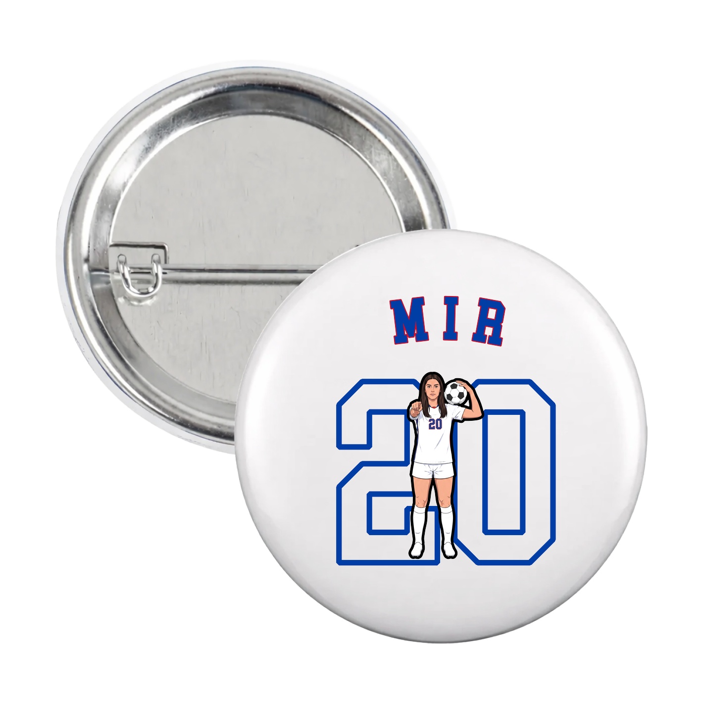 Game Day Button — Shirsey Arch in White