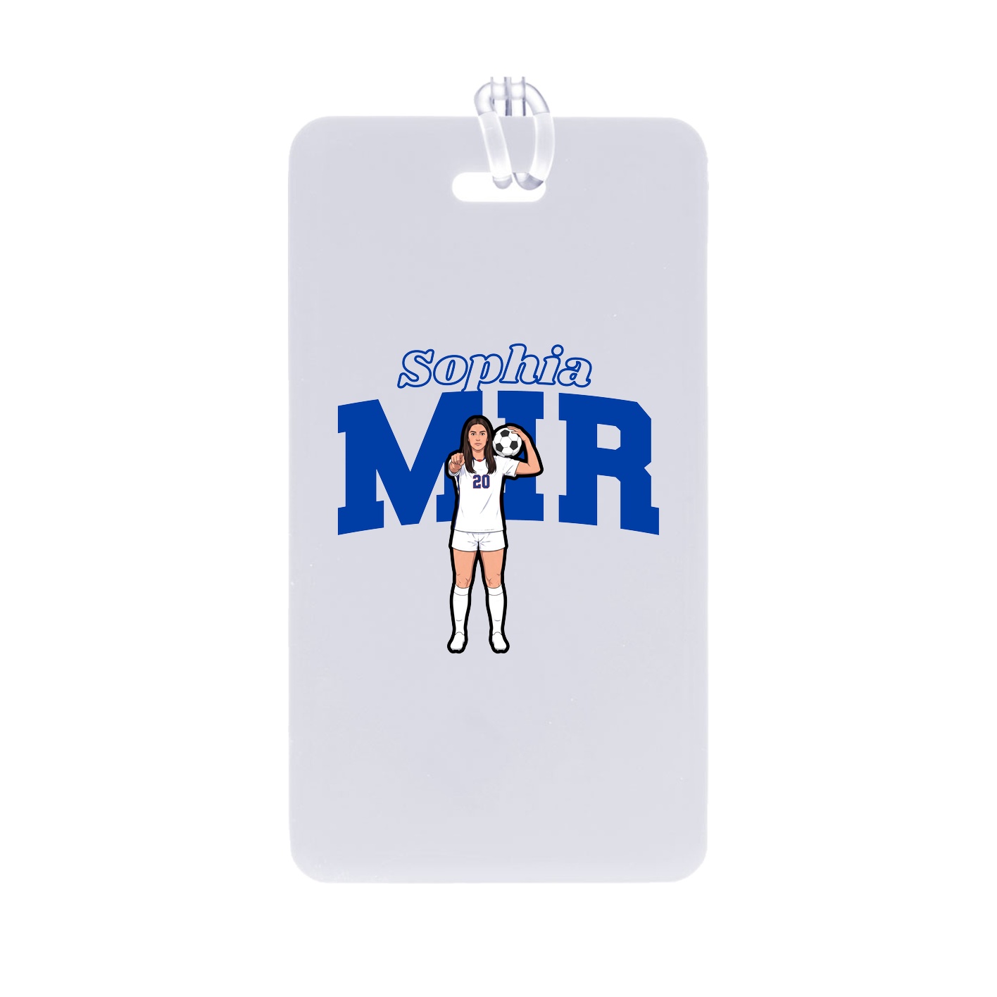 Bag Tag — Name Arch in Classic