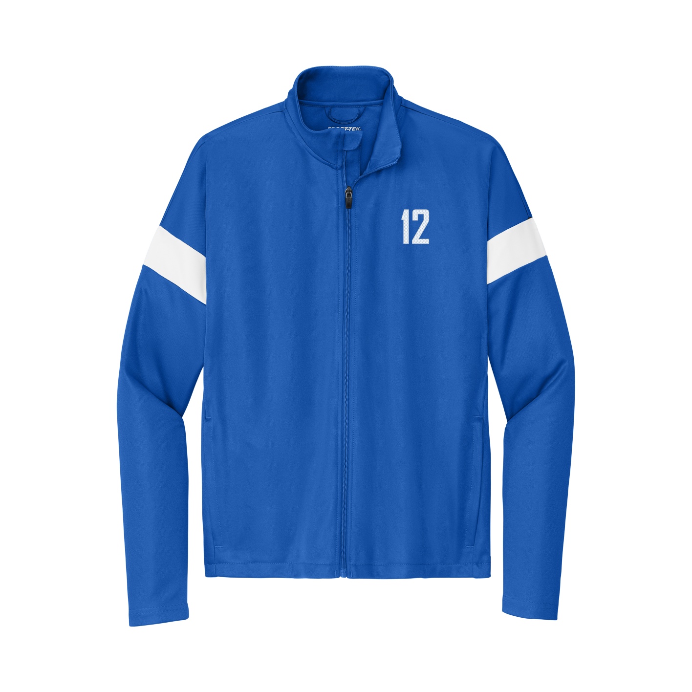 Team Travel Full-Zip Jacket — Front Shirsy in Royal/White