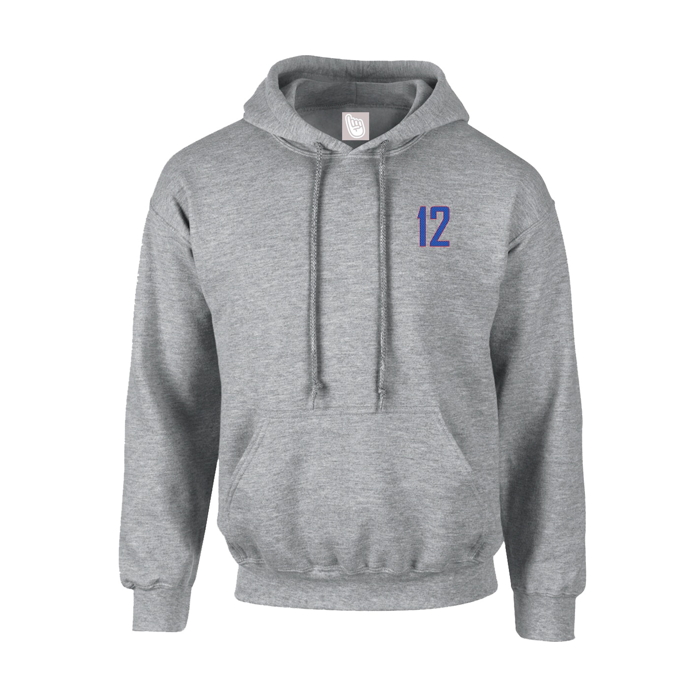 Youth Hoodie — Front Shirsy in Grey