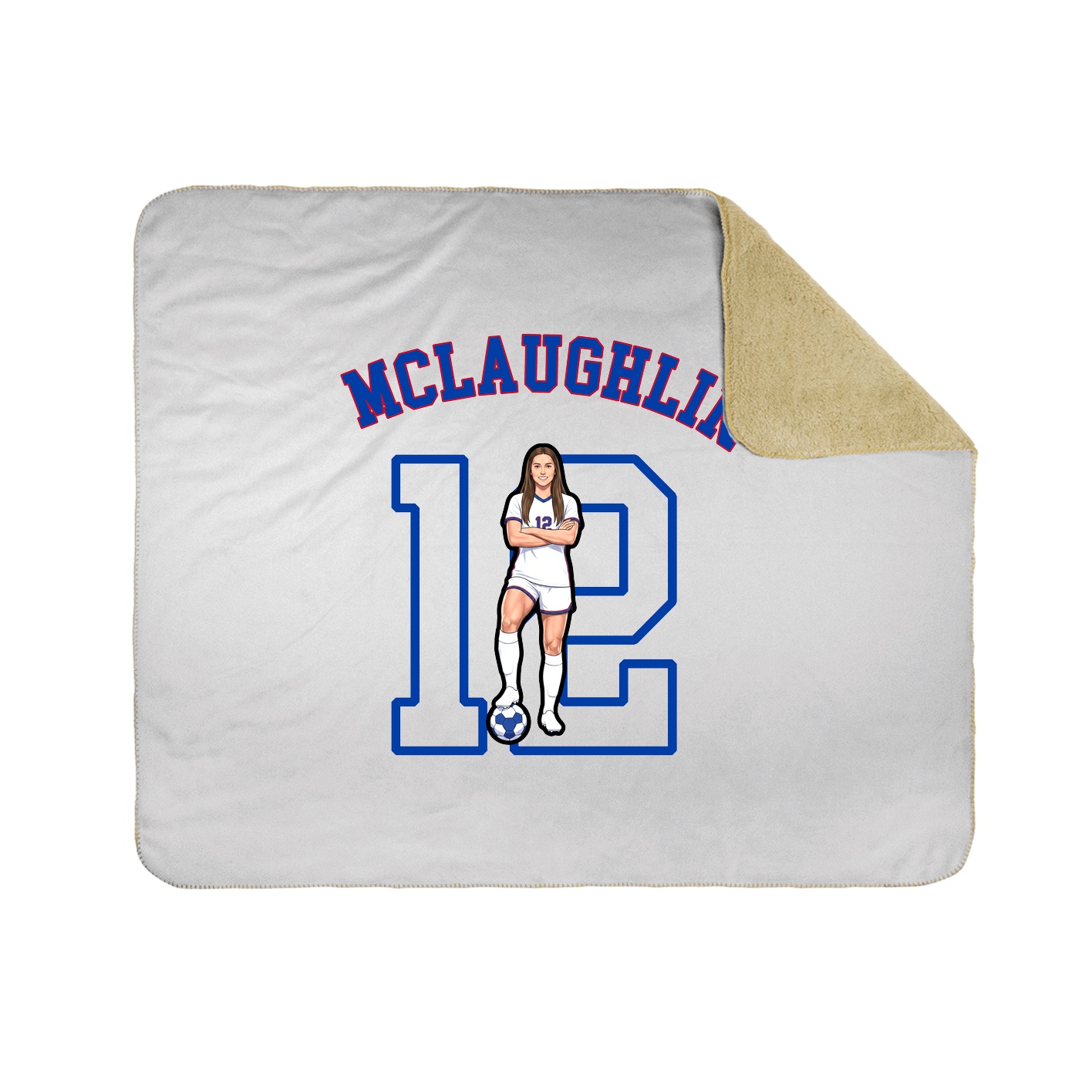 Throw Blanket — Shirsey Arch in White