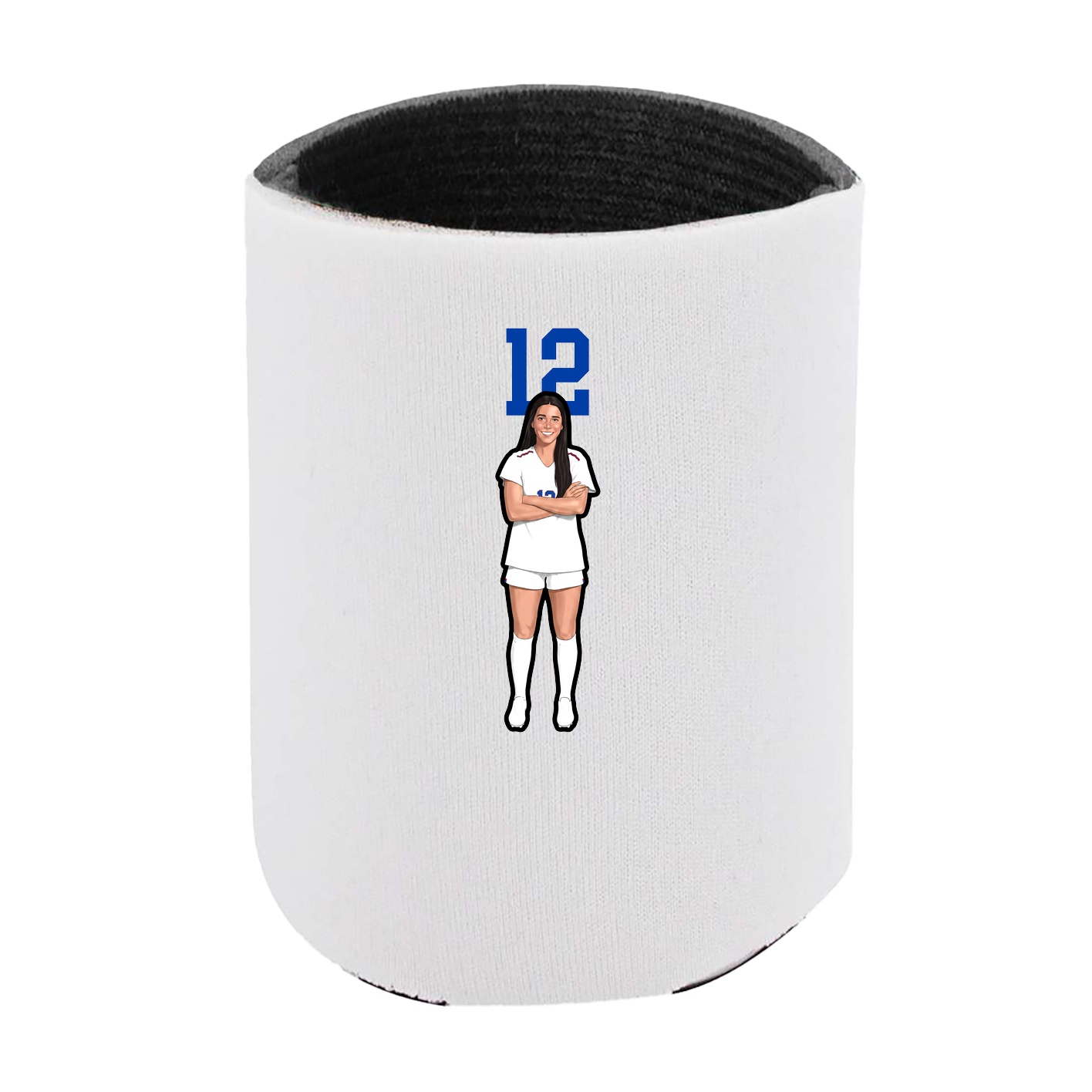 Can Holder — Number Top in White