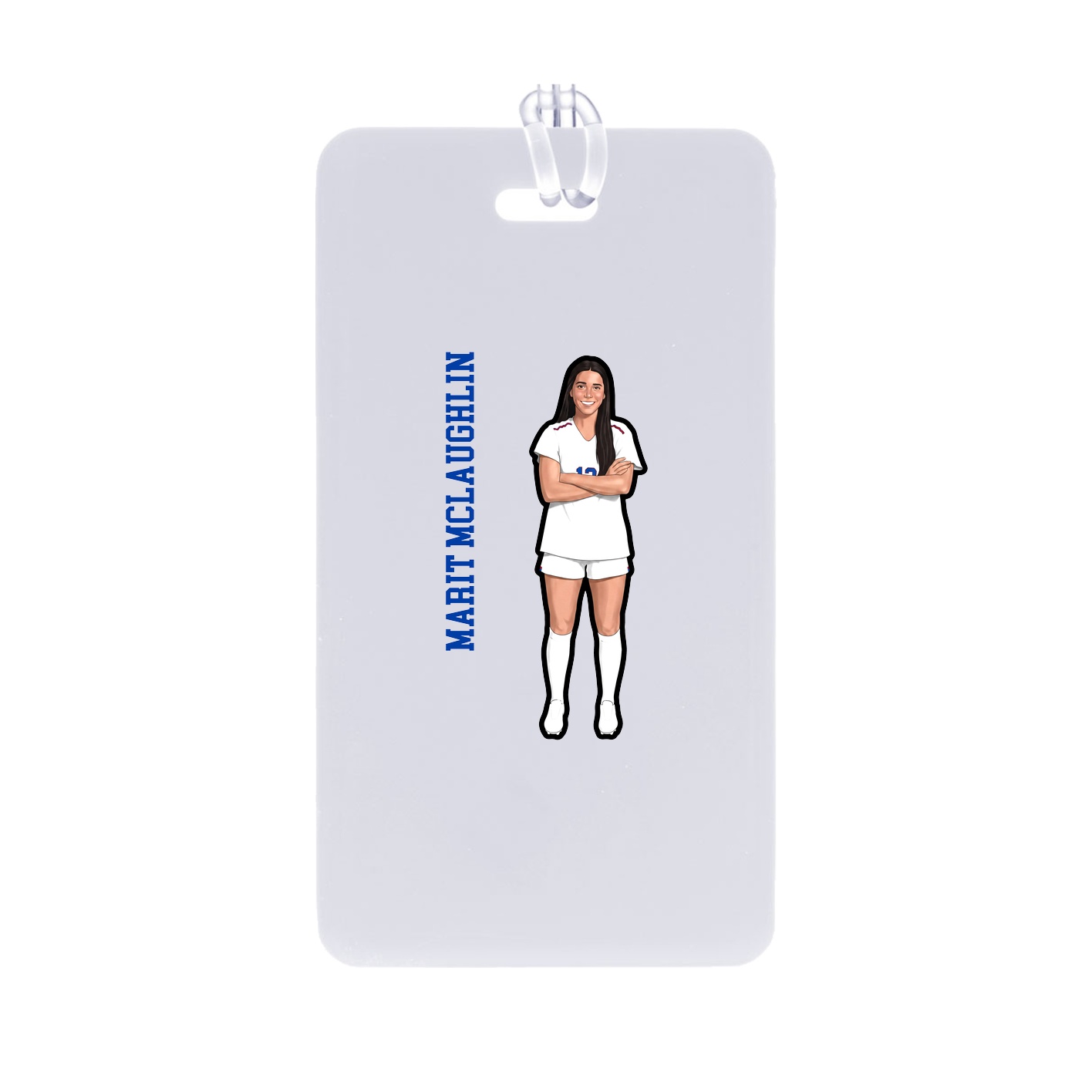 Bag Tag — Name Vertical in Classic