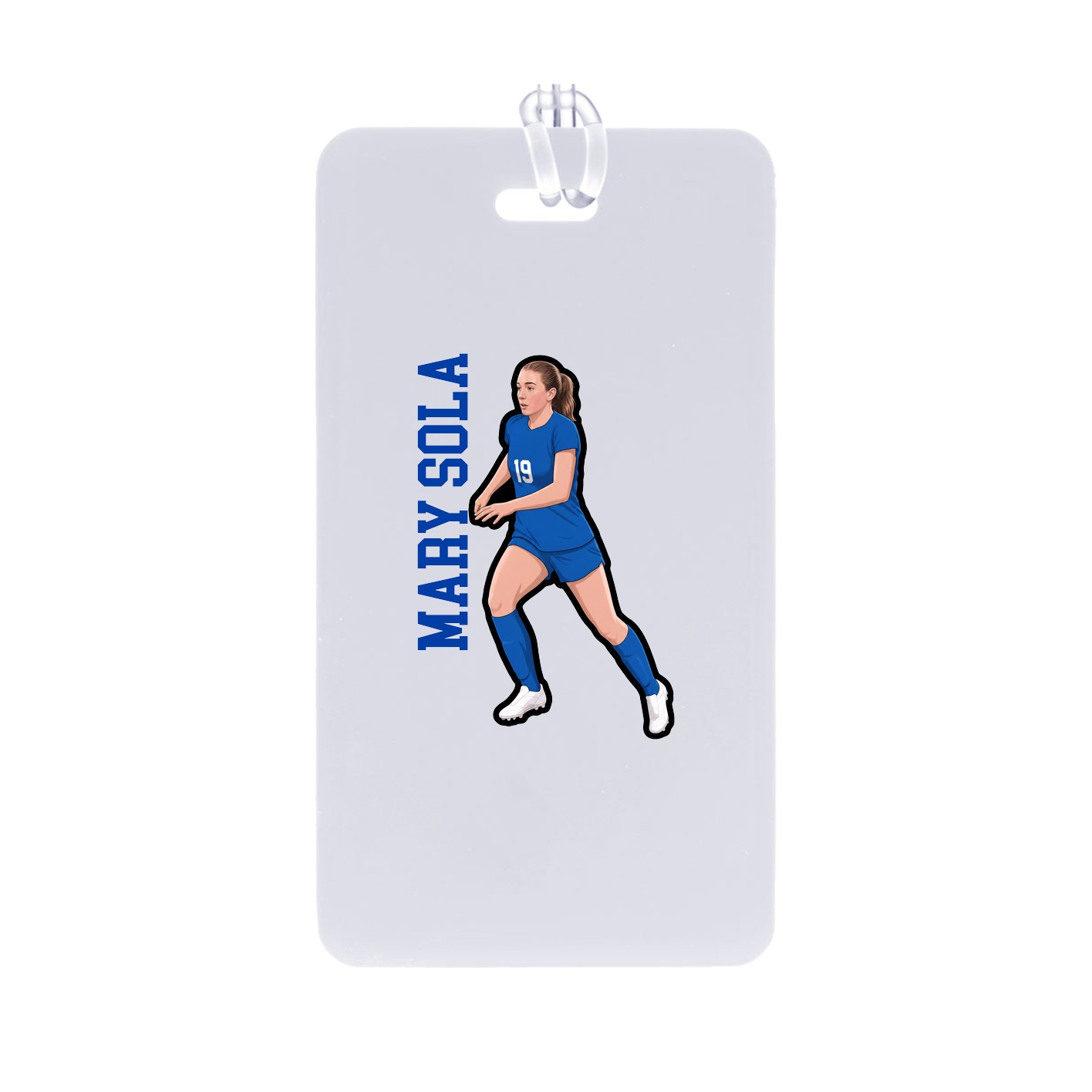 Bag Tag — Name Vertical in Classic