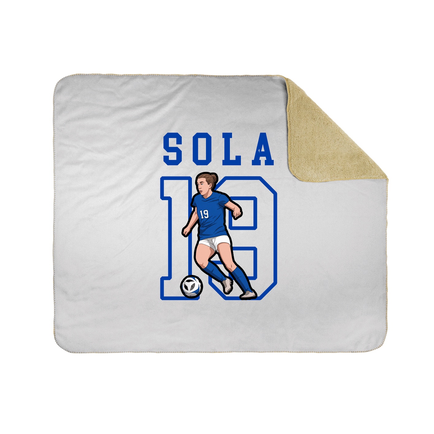 Throw Blanket — Shirsey in White