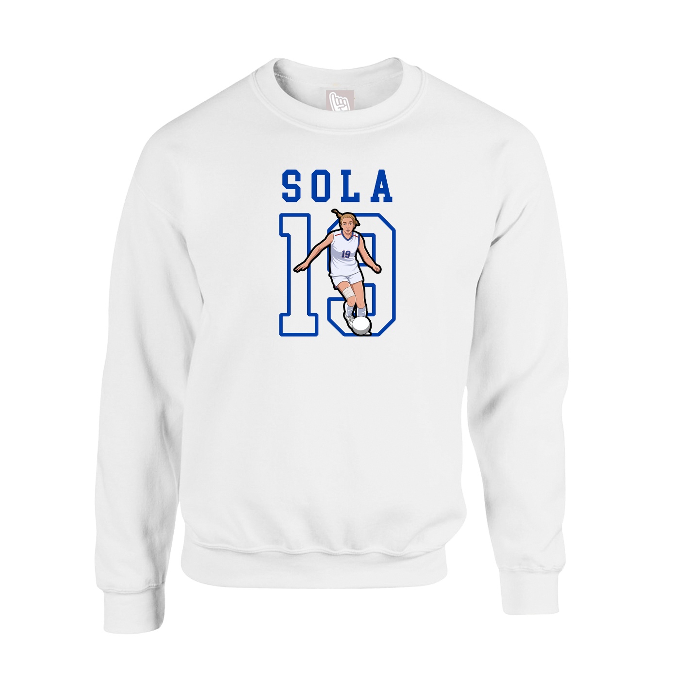 Fleece Crew — Shirsey in White