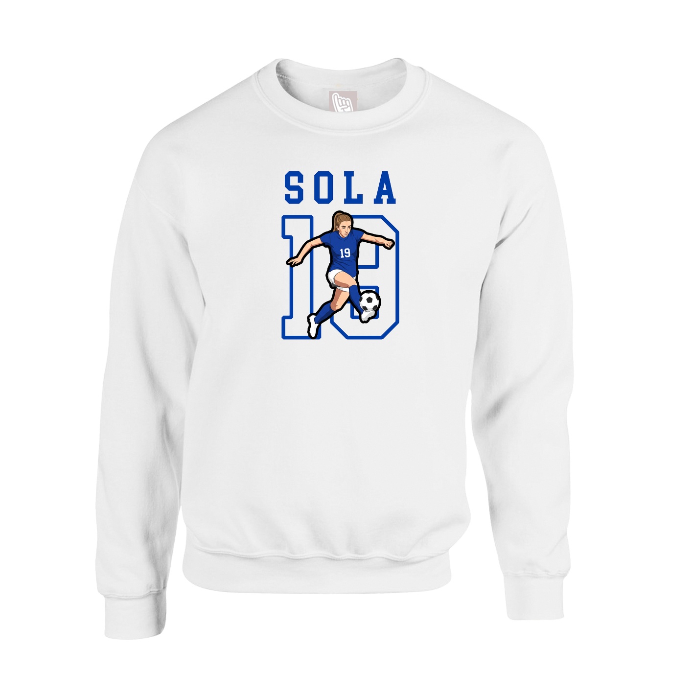 Fleece Crew — Shirsey in White