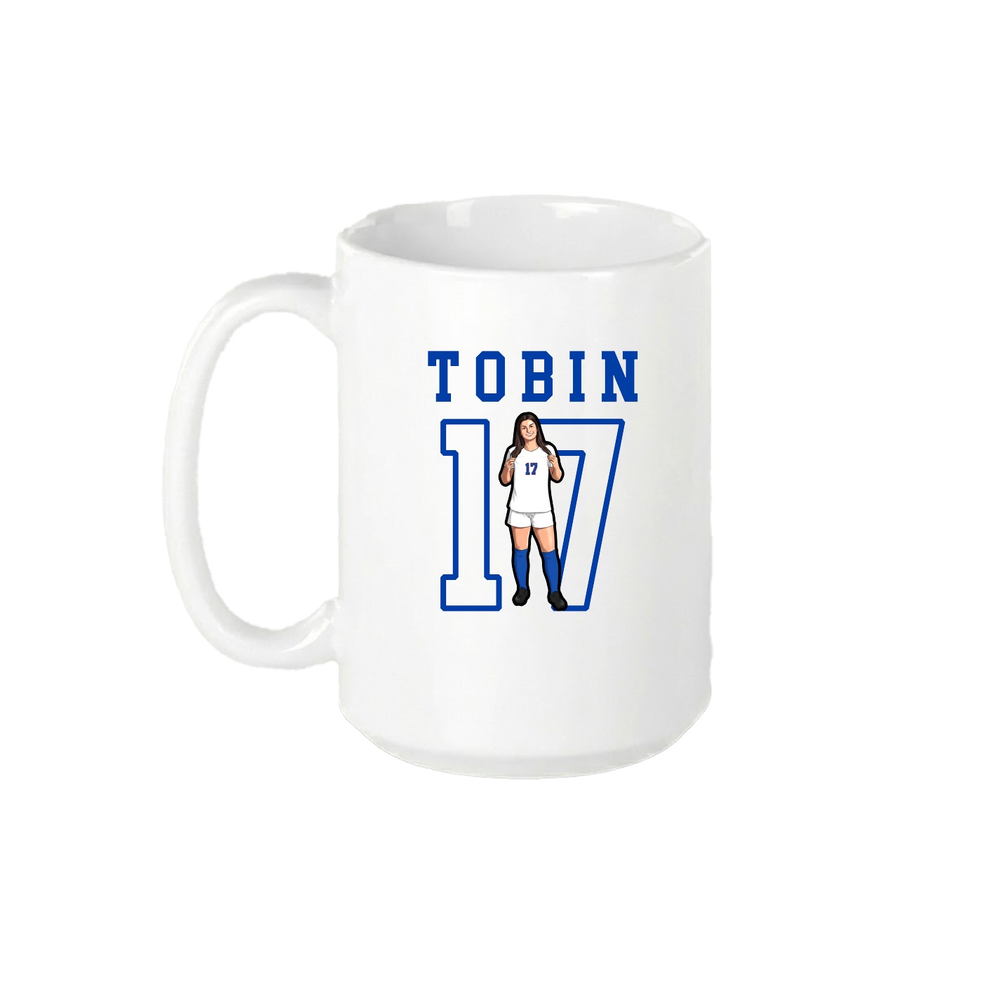 15oz Coffee Mug — Shirsey in White