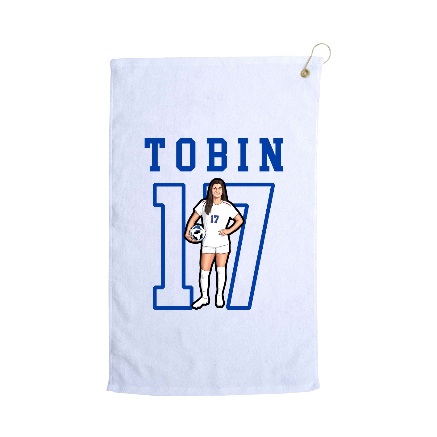 Golf Towel — Shirsey in White