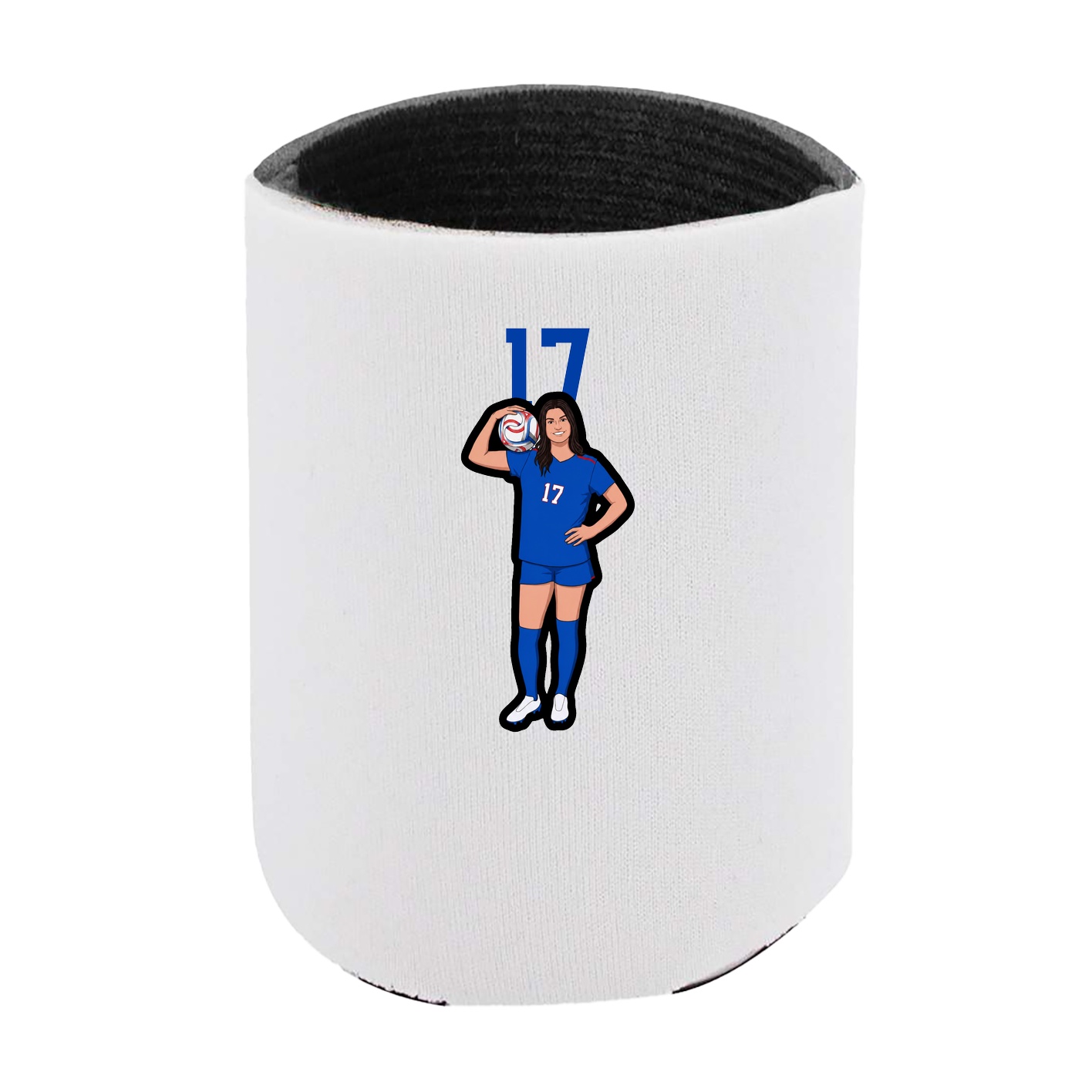 Can Holder — Number Top in White