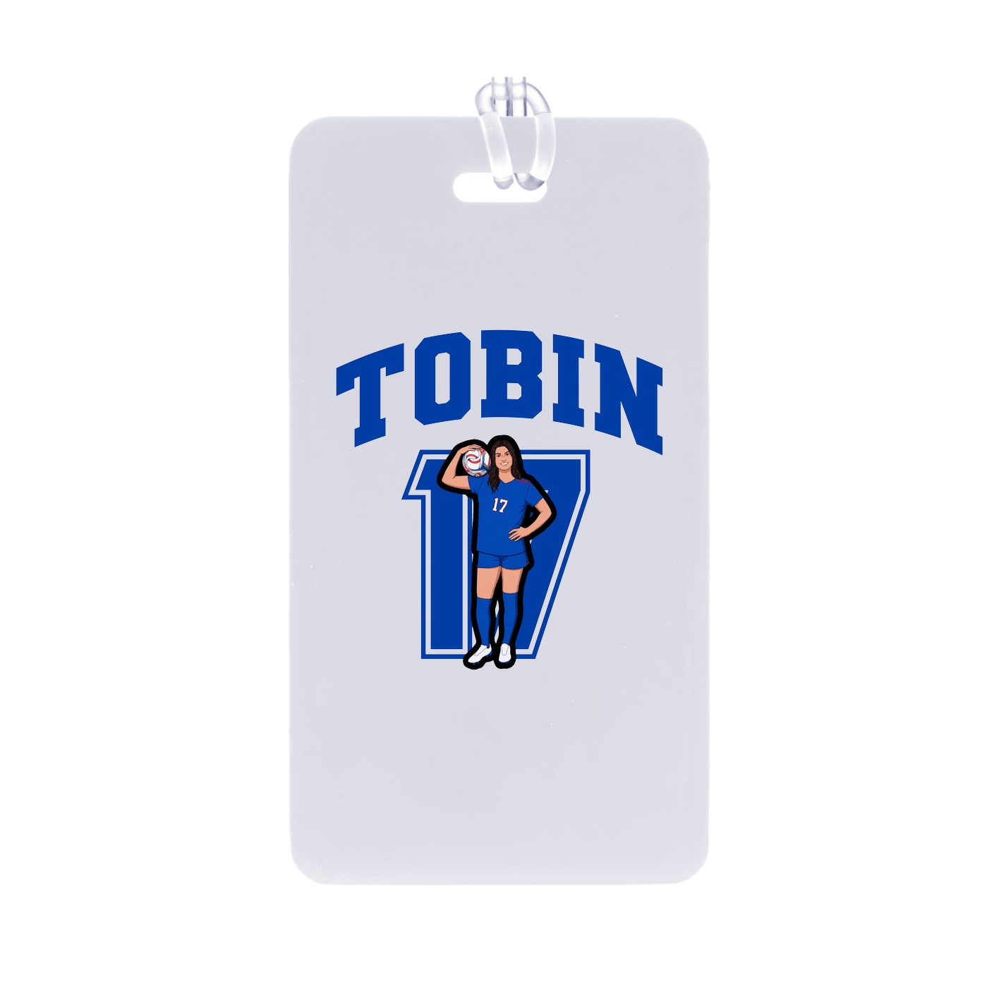 Bag Tag — Number in Classic