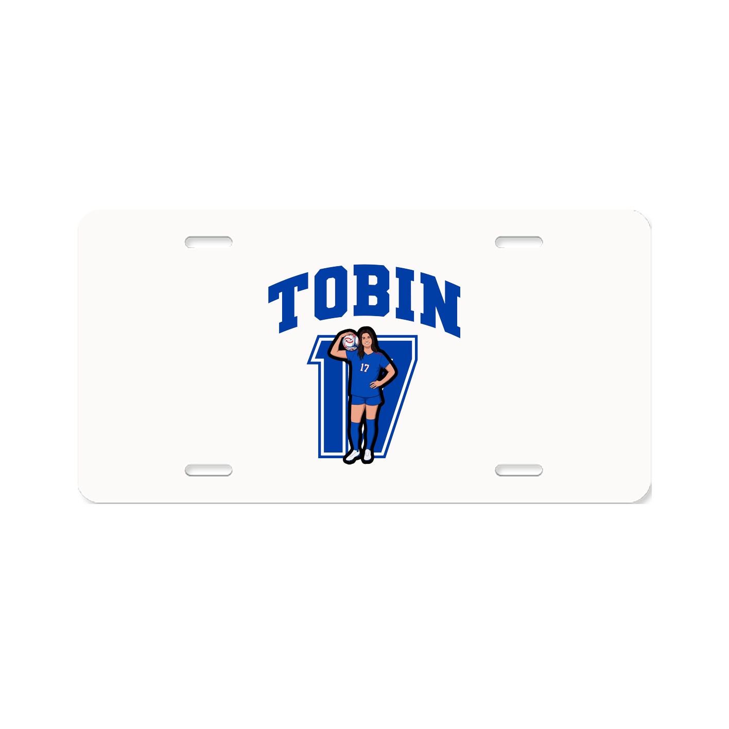License Plate — Number in Classic