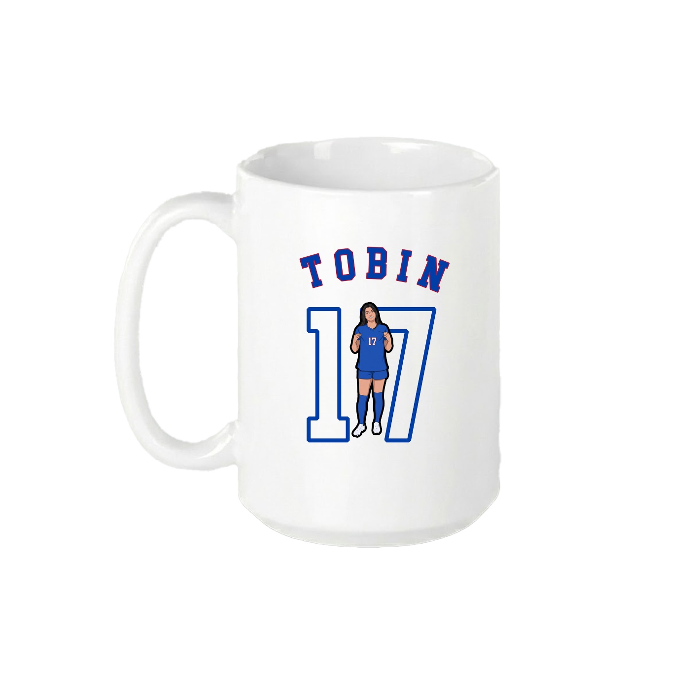 15oz Coffee Mug — Shirsey Arch in White