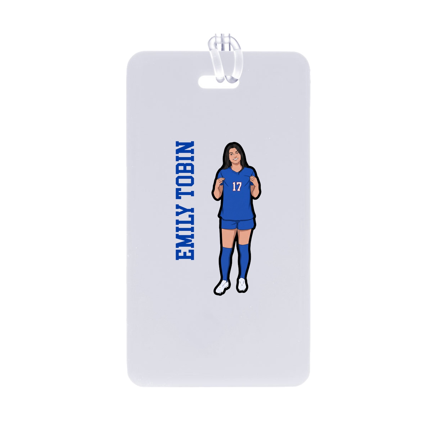 Bag Tag — Name Vertical in Classic