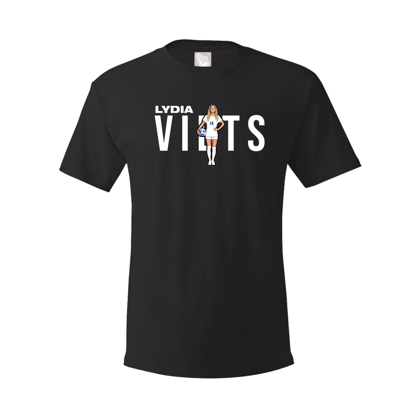 Youth Tee — Player Name in Black